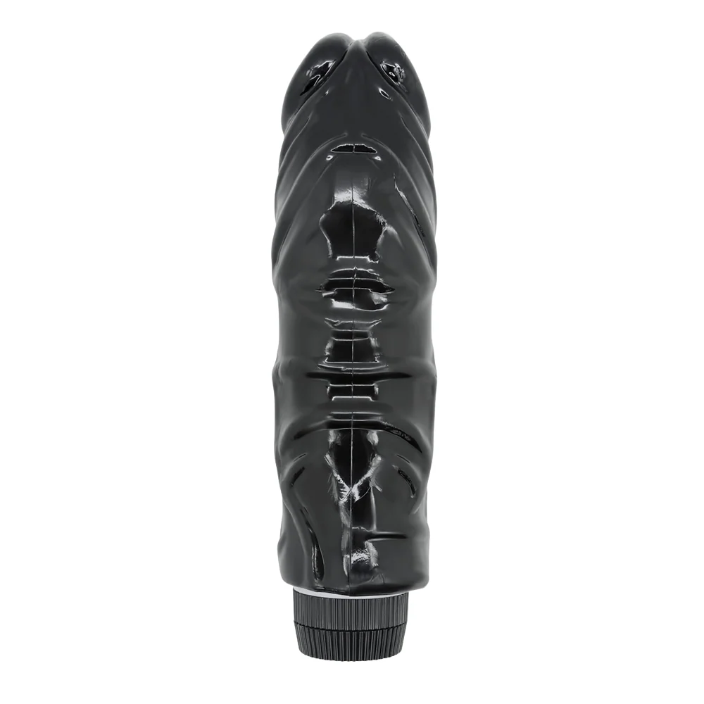 Huge 2 Inch X-Thick Vibrating Jelly Dildo for Vaginal and Anal Play