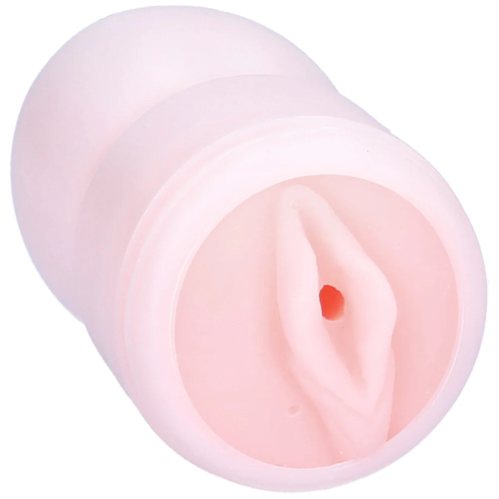 Easy Grip Tight Pussy Stroker in a Discreet Masturbation Cup