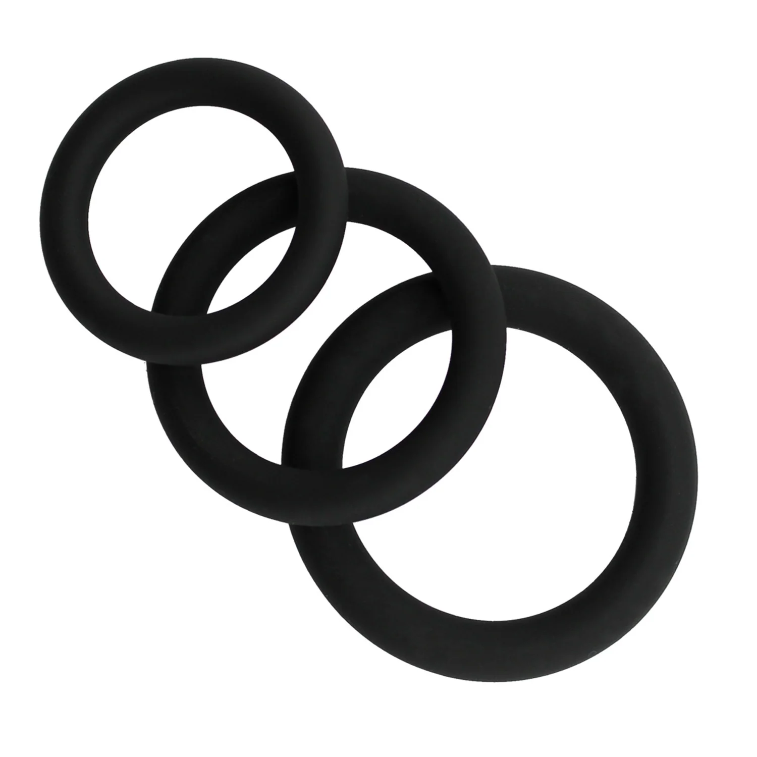 Silicone Thick Erection Stacking Cock Ring Set