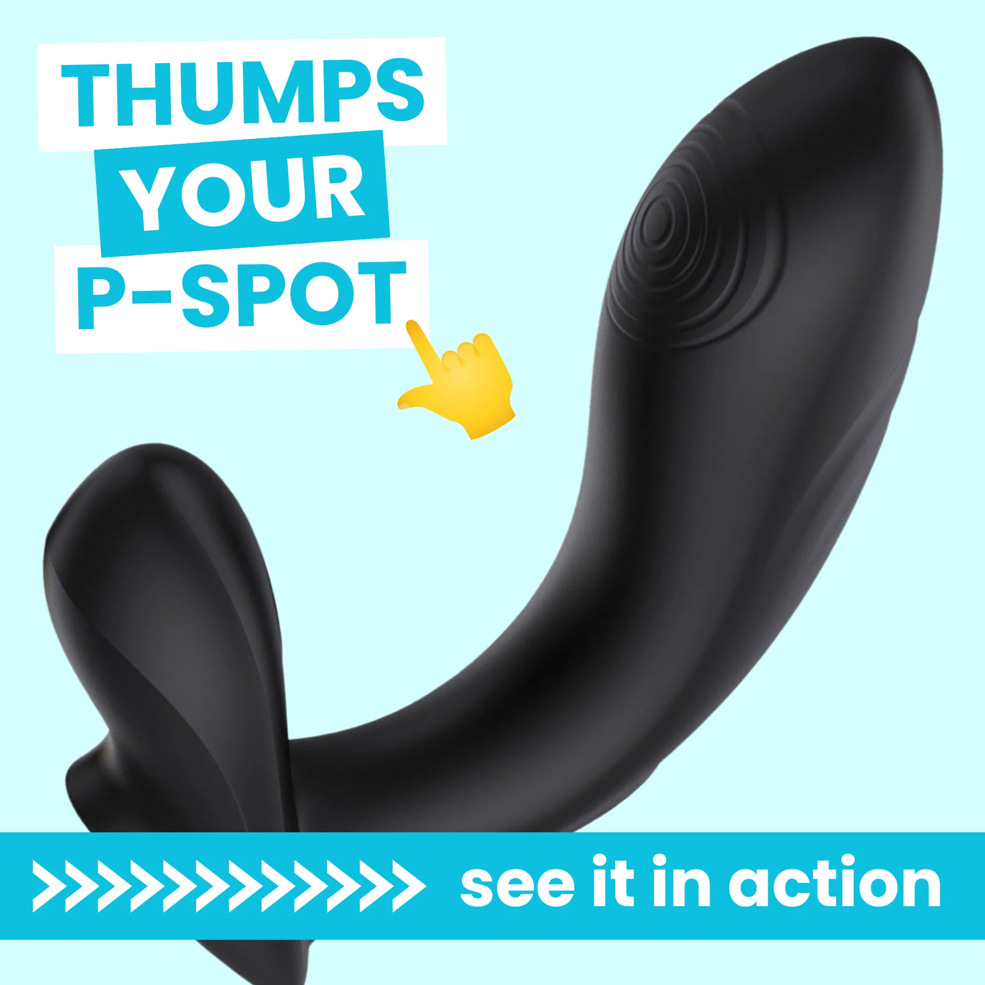 ABIAN Thumping Prostate Massager with 10 Vibration Functions