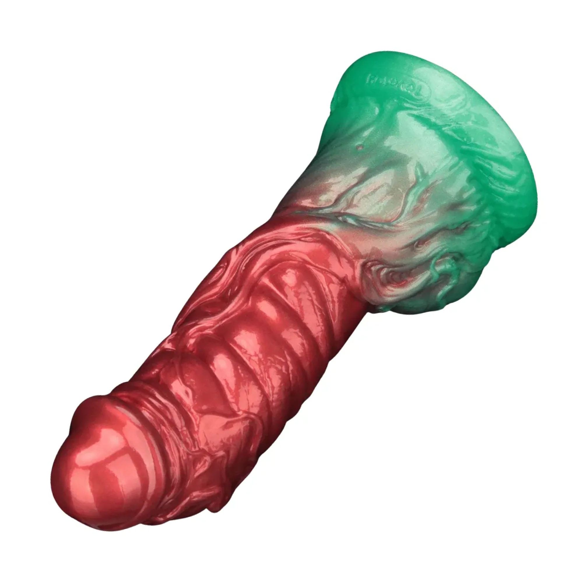 Inflatable Fantasy Dildo with Squeeze Pump for Stretching and Gaping