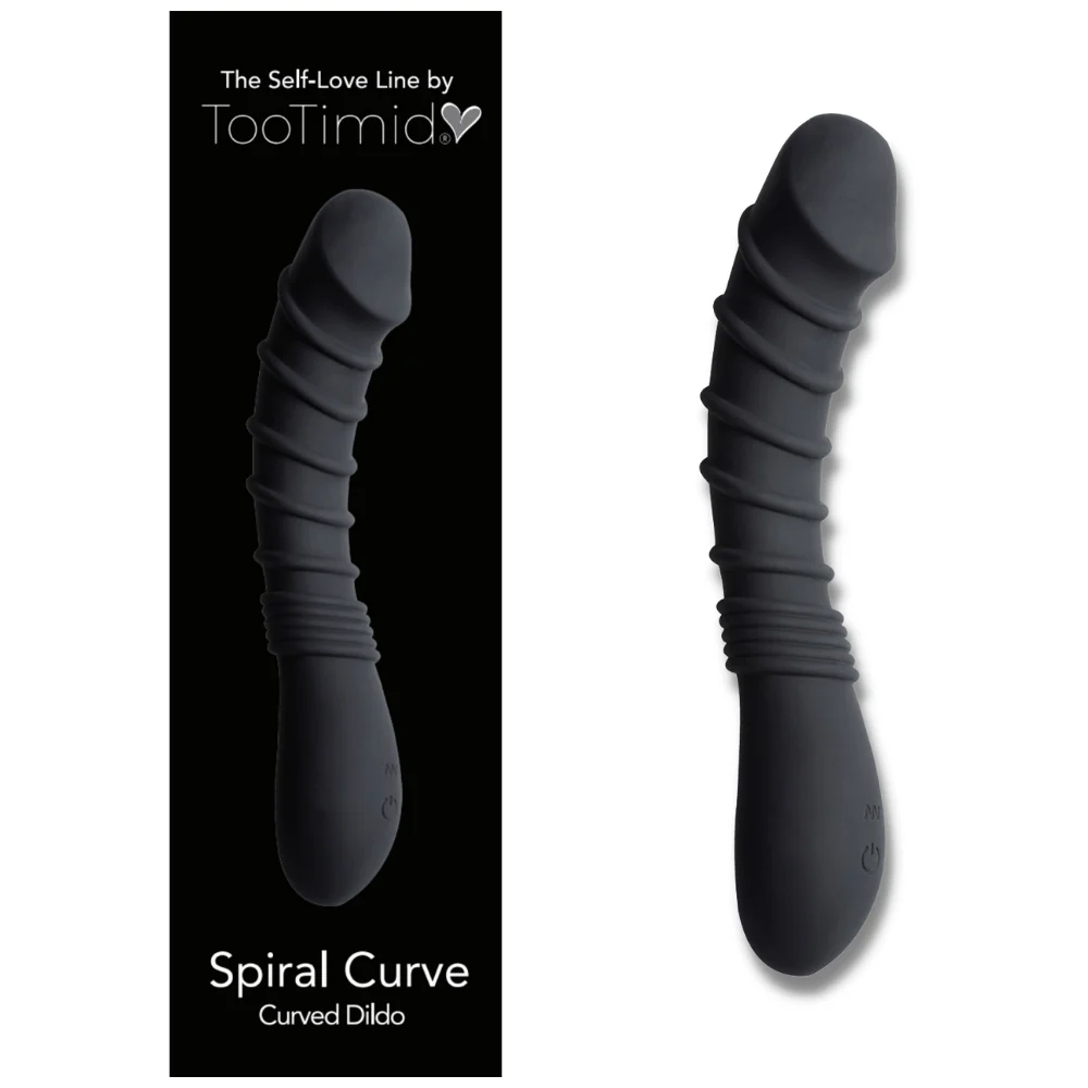 Ringed 硅胶振动强力假阳具，适用于G点与P点高潮