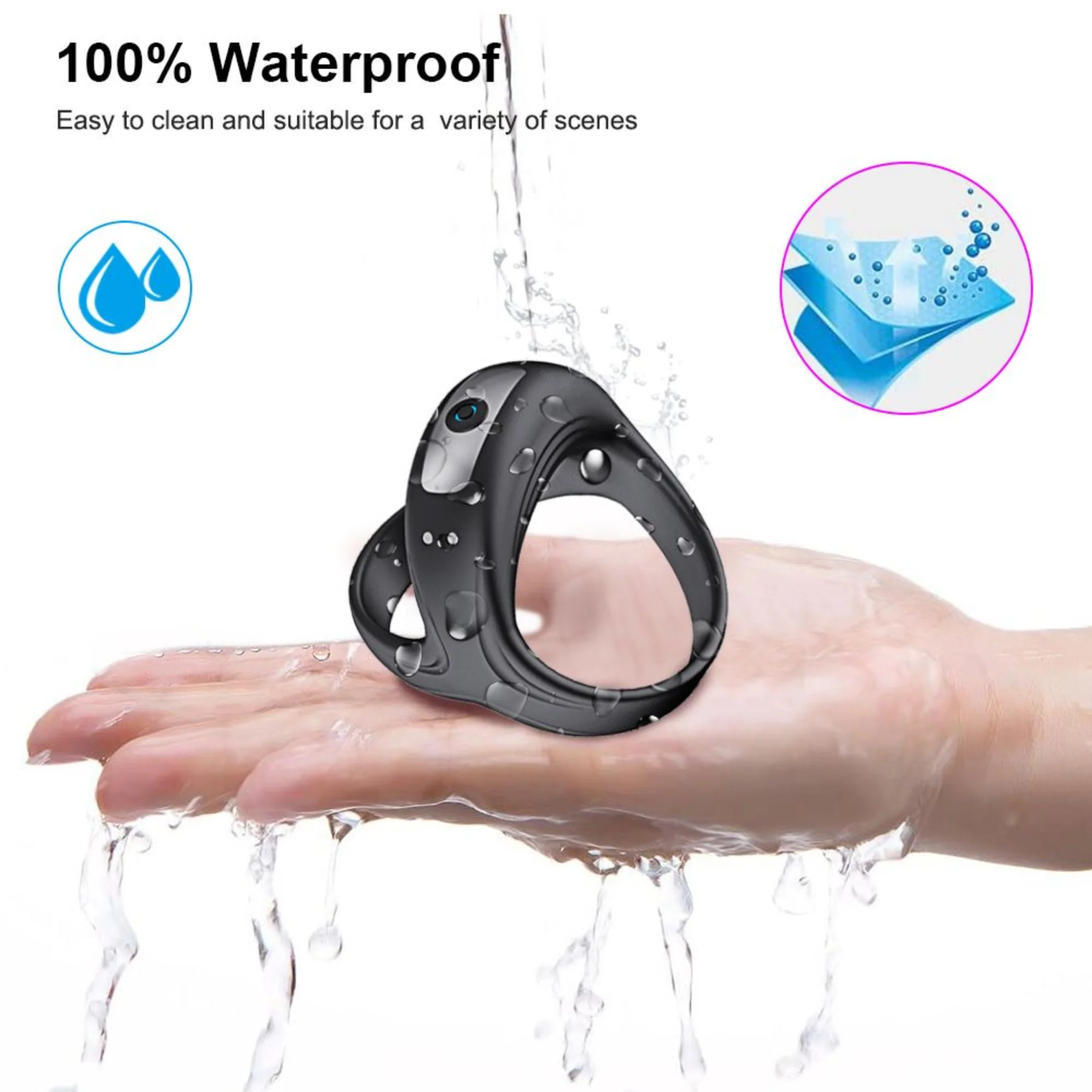 Vibrating Dual Cock Ring - Enhance Your Stamina & Amplify Your 'O's!