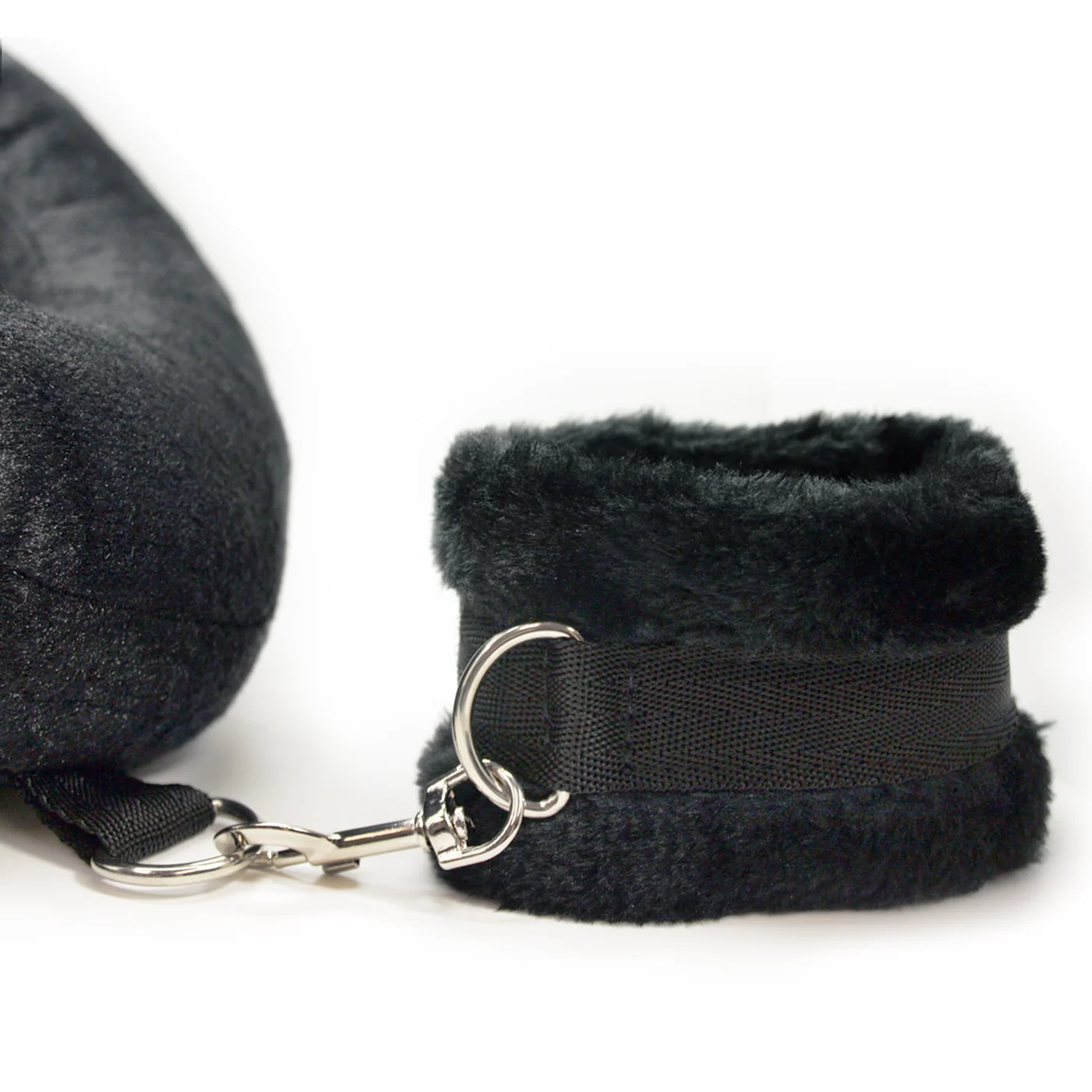 Sex Position Pillow With Wrist and Ankle Restraint Cuffs