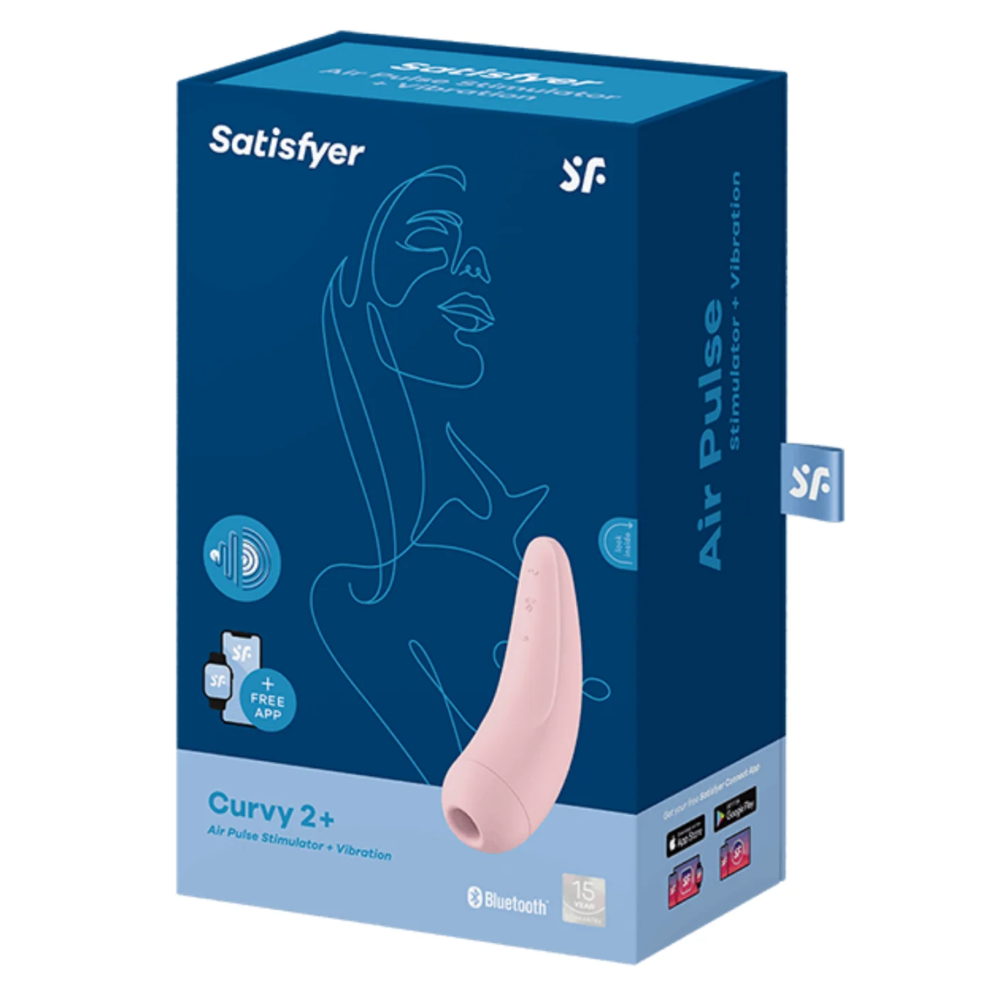 Satisfyer Curvy 2+ 气流脉冲振动器