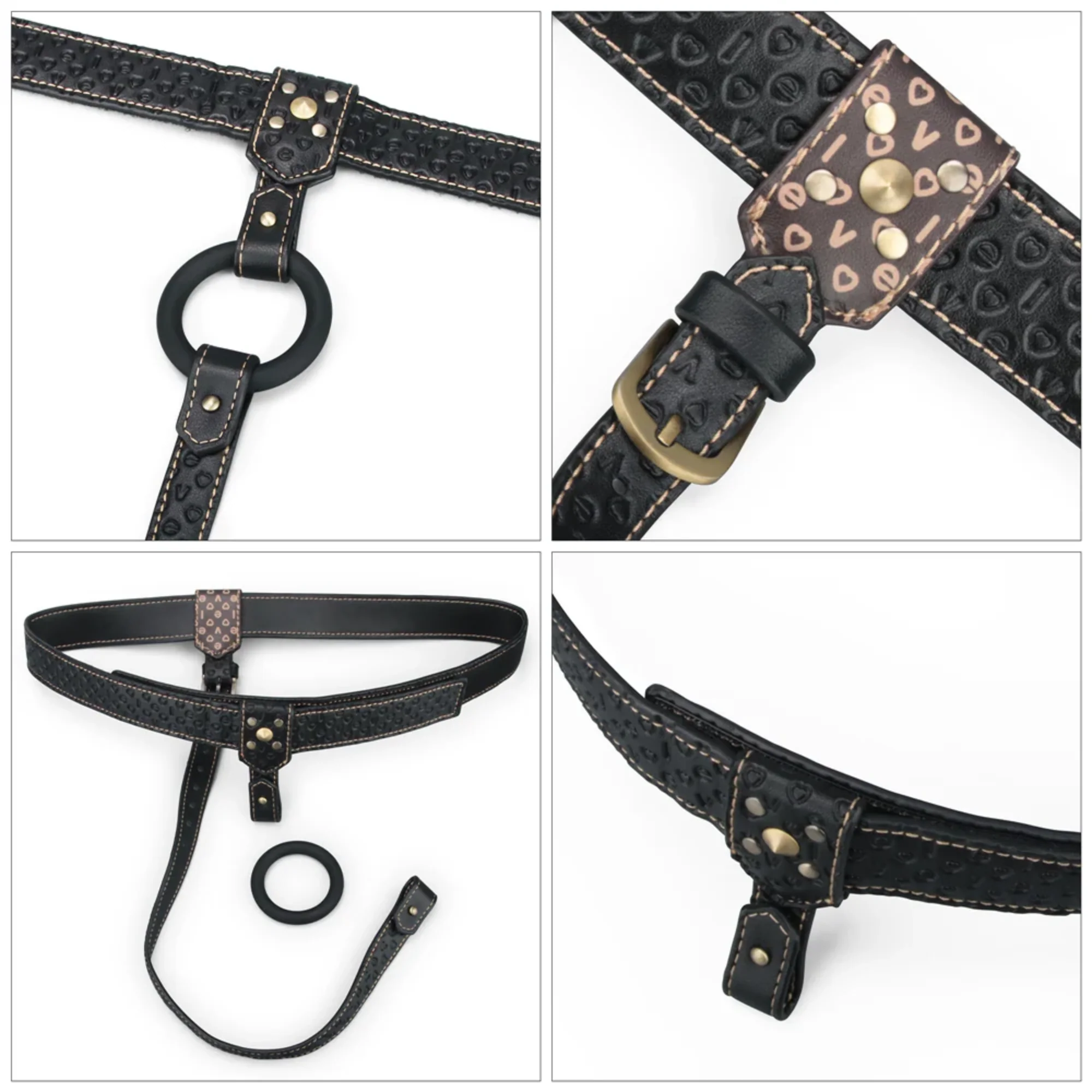 Rebellion Reign Strap-on Harness with Adjustable Velcro Waistband