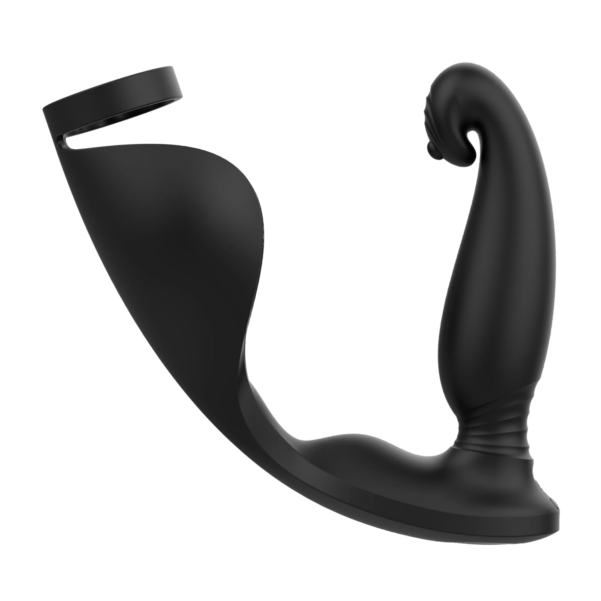 Triple Stimulation Cock Ring -  Stay Harder While Vibes Hit Your P-Spot, Balls & Taint!