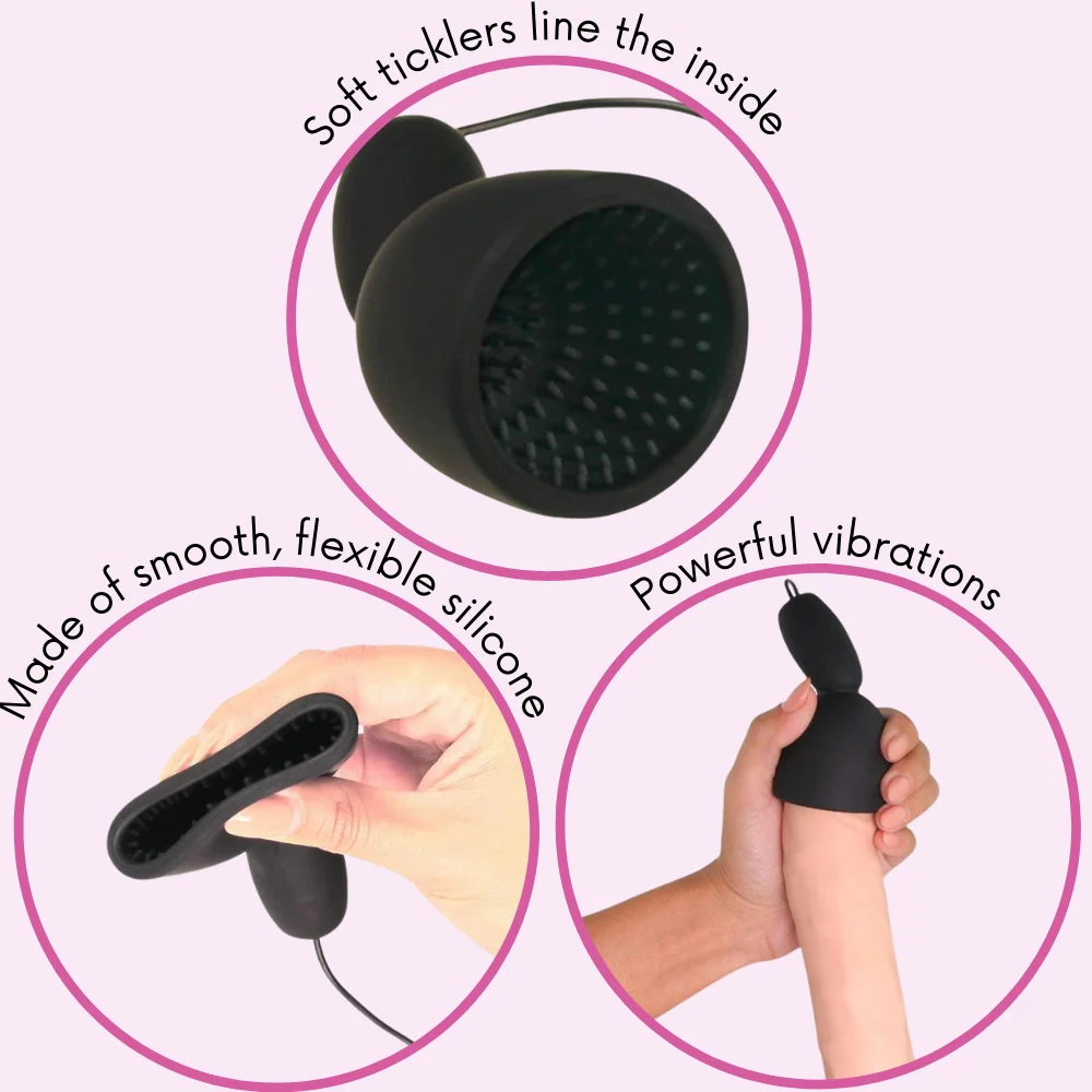 Stamina Trainer Penis Tip Massager with 10 Vibration Functions