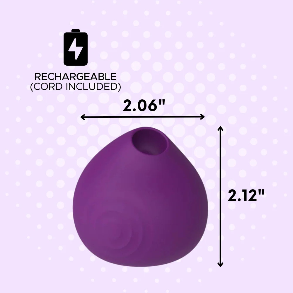 KISS Mini Air Pulse Clit Kissing Vibrator with Suction Levels