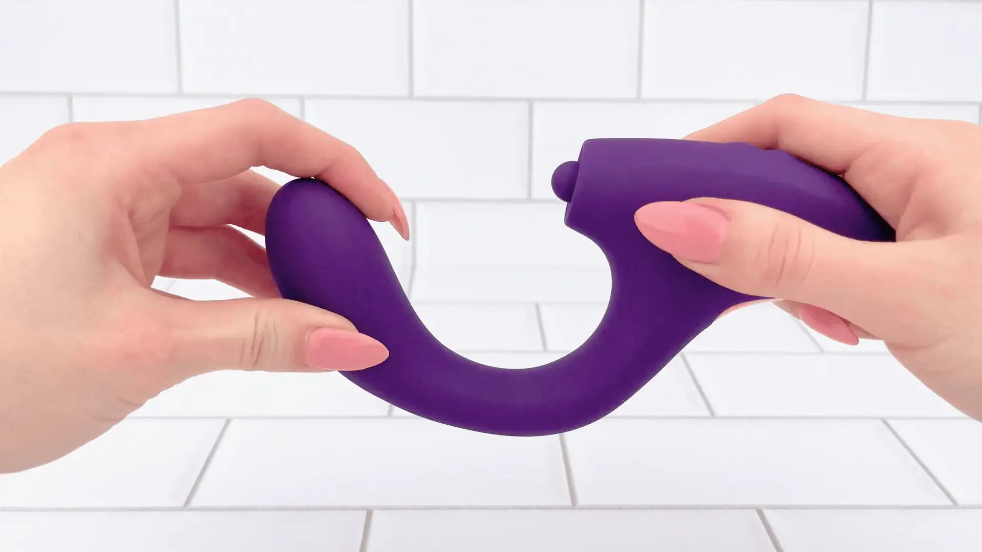 Curved G-Spot Dual Action Vibrator with Clit Tapper