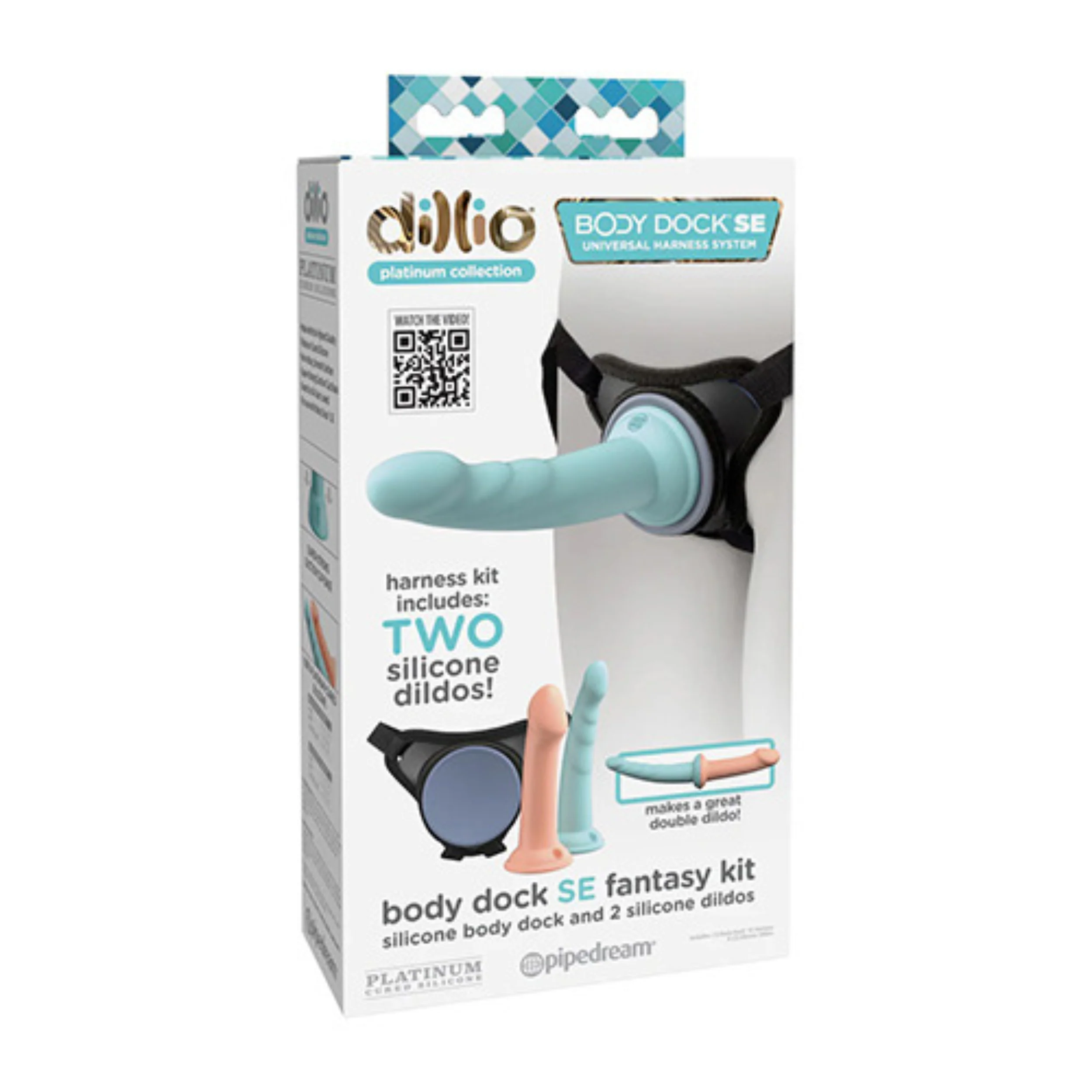 Dillio Platinum Body Dock SE 幻想套装——含2个假阴茎！