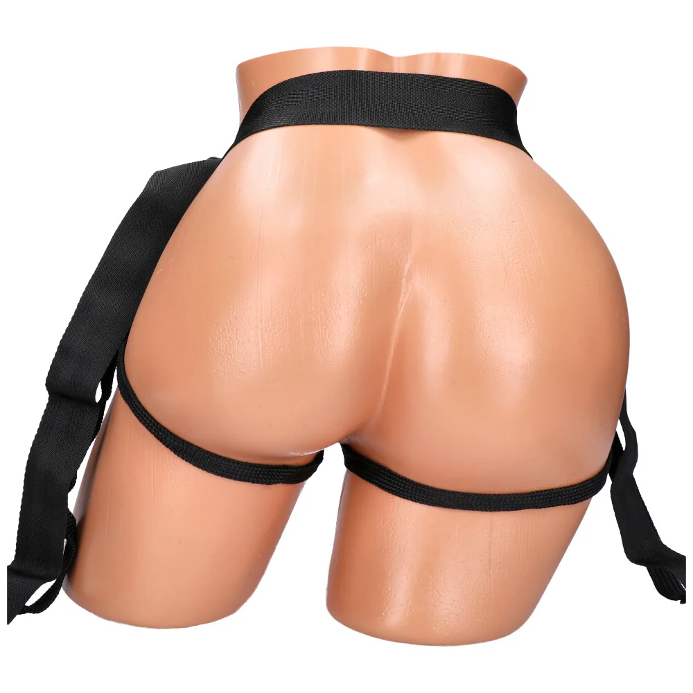 Everlaster 男用穿戴束具，附 6.5 Inch 逼真假阳具与 O-Ring