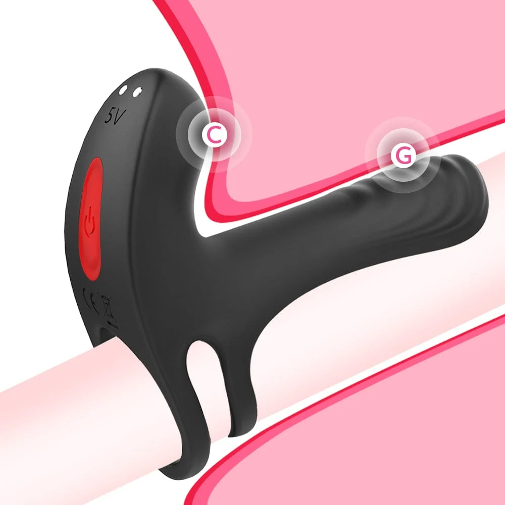 Meraki Wireless Vibrating Cock Ring with 9 Frequencies and USB Recharge