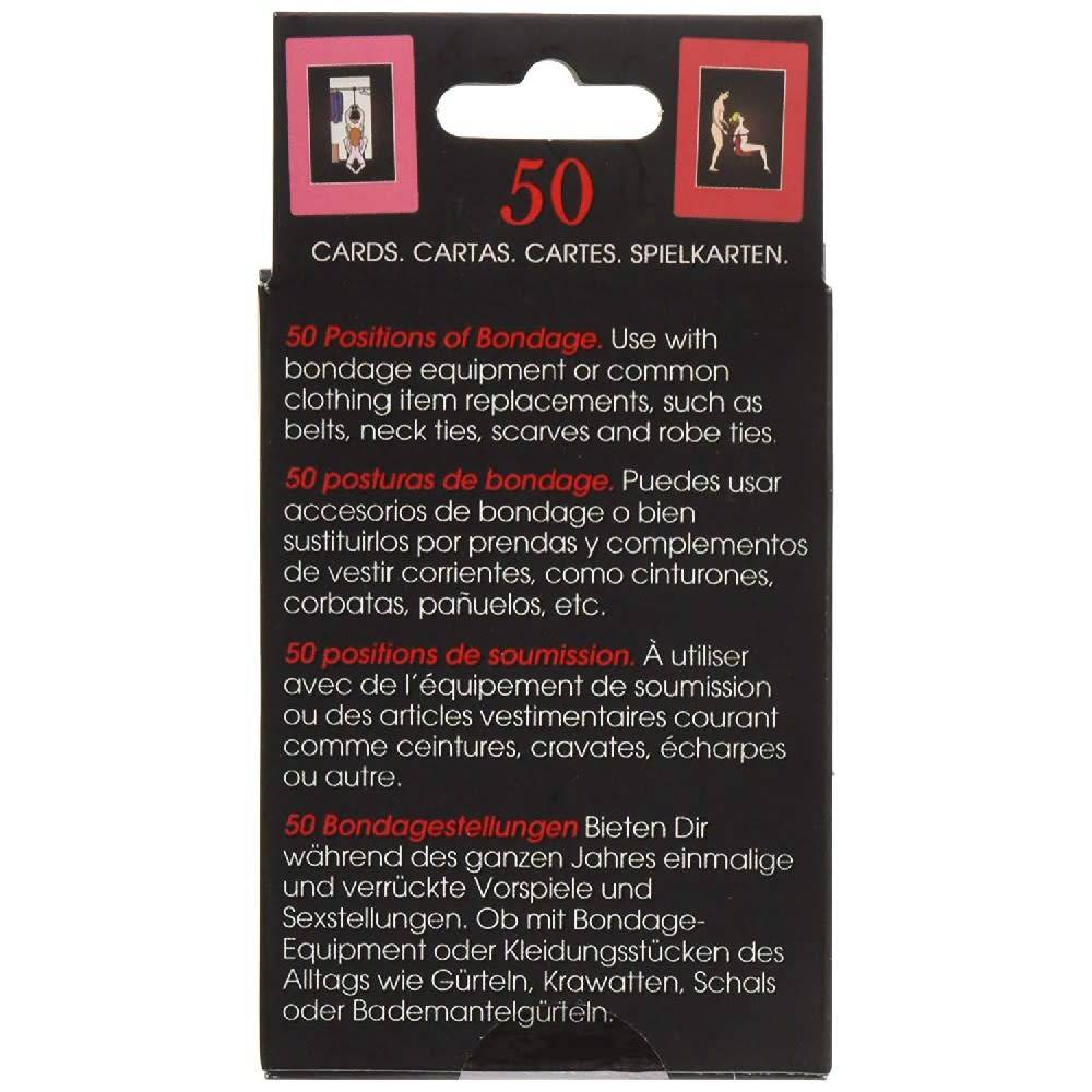50 Positions of Bondage Cards for Beginner and Advanced Play