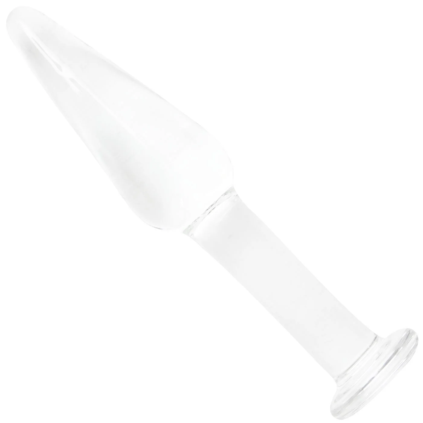 Beginner-Friendly Tapered Glass Butt Plug
