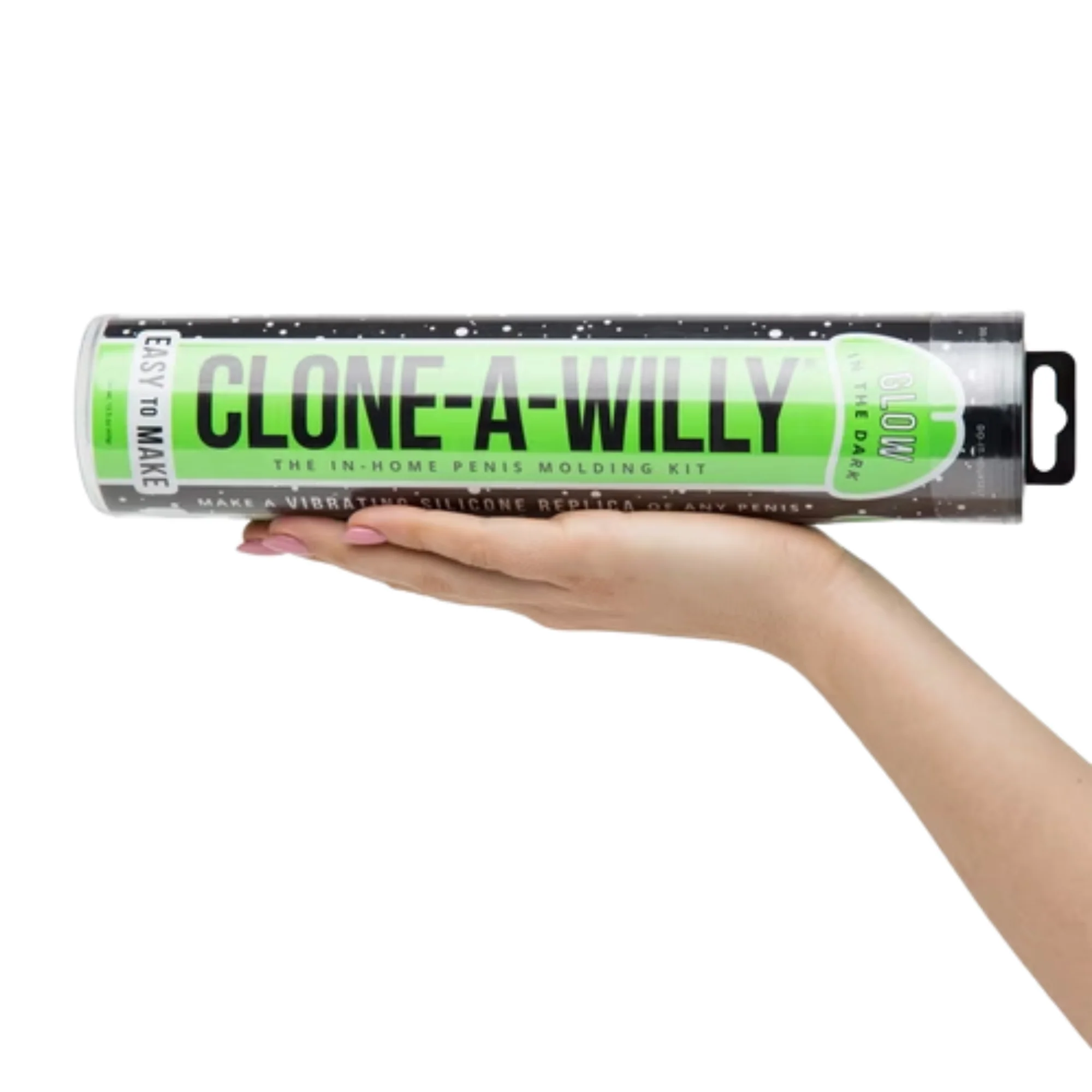 Glow In The Dark Clone-A-Willy Penis Molding Kit with Vibrator