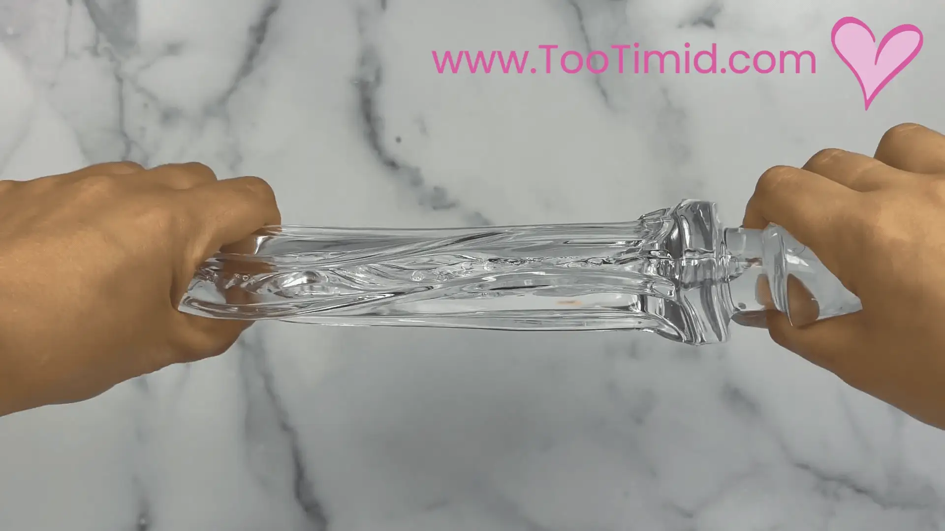 UTOPIA See Through Suction Stroker with Removable Sleeve and Travel Cap