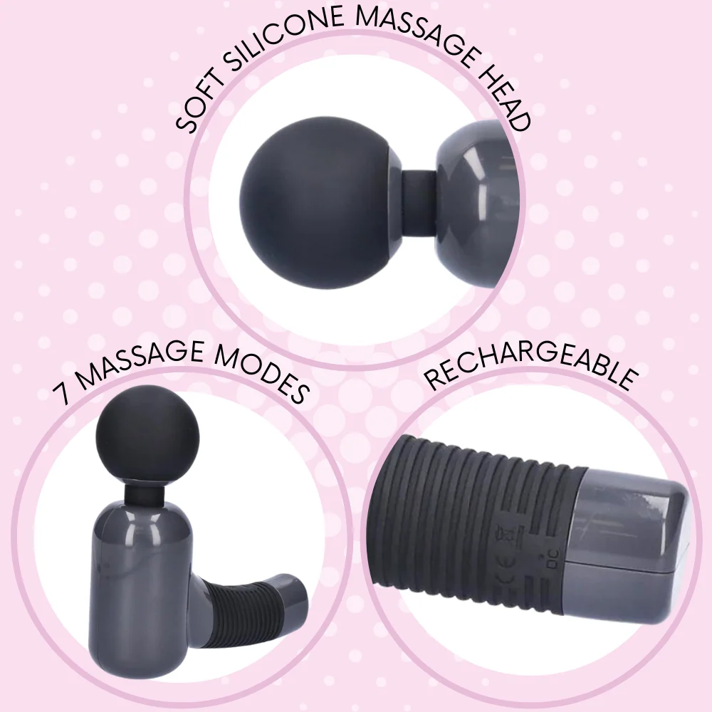 Pulse Rechargeable Handheld Body Muscle Massager for Tension Relief