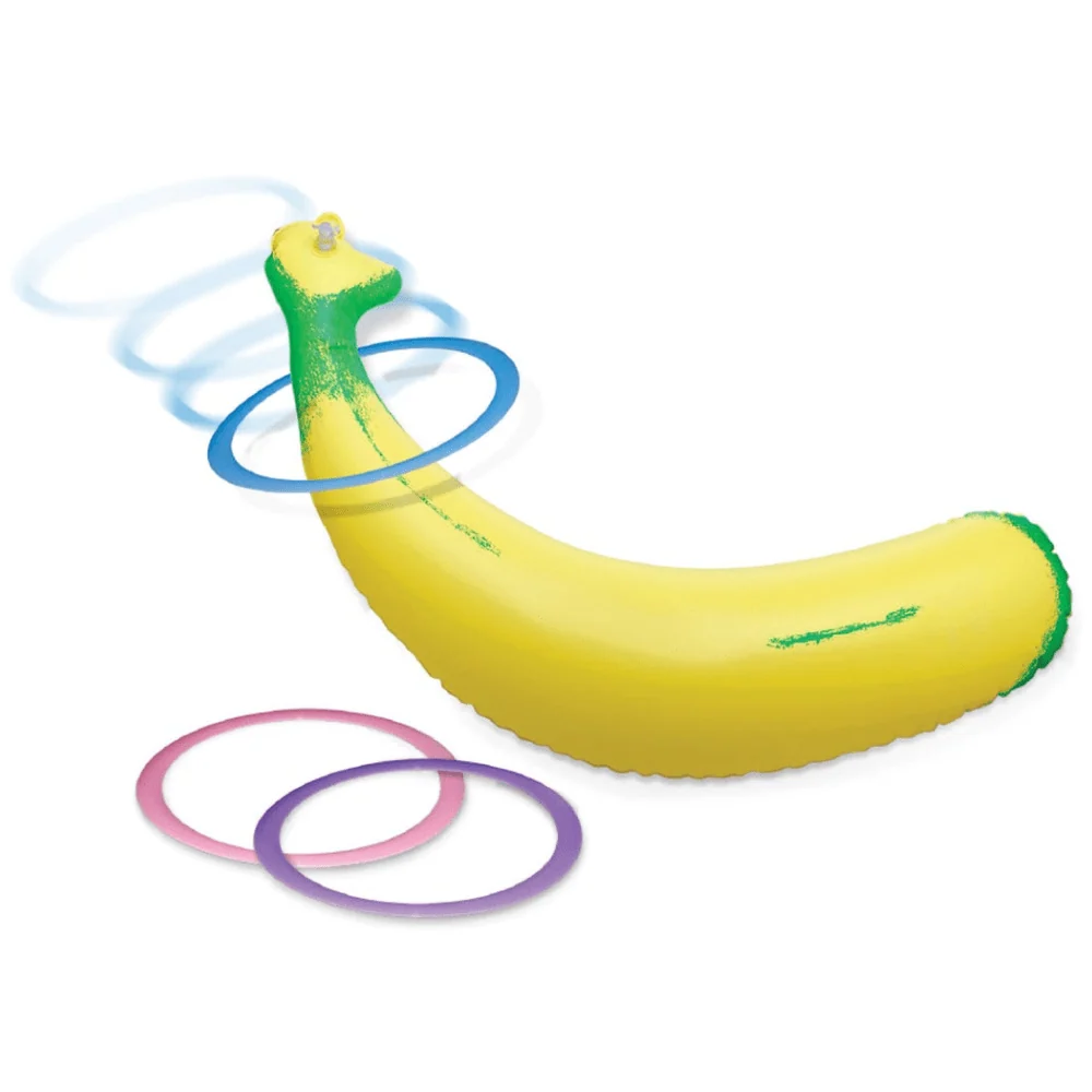 Inflatable Banana Ring Toss Bachelorette Party Game by Pipe Dream