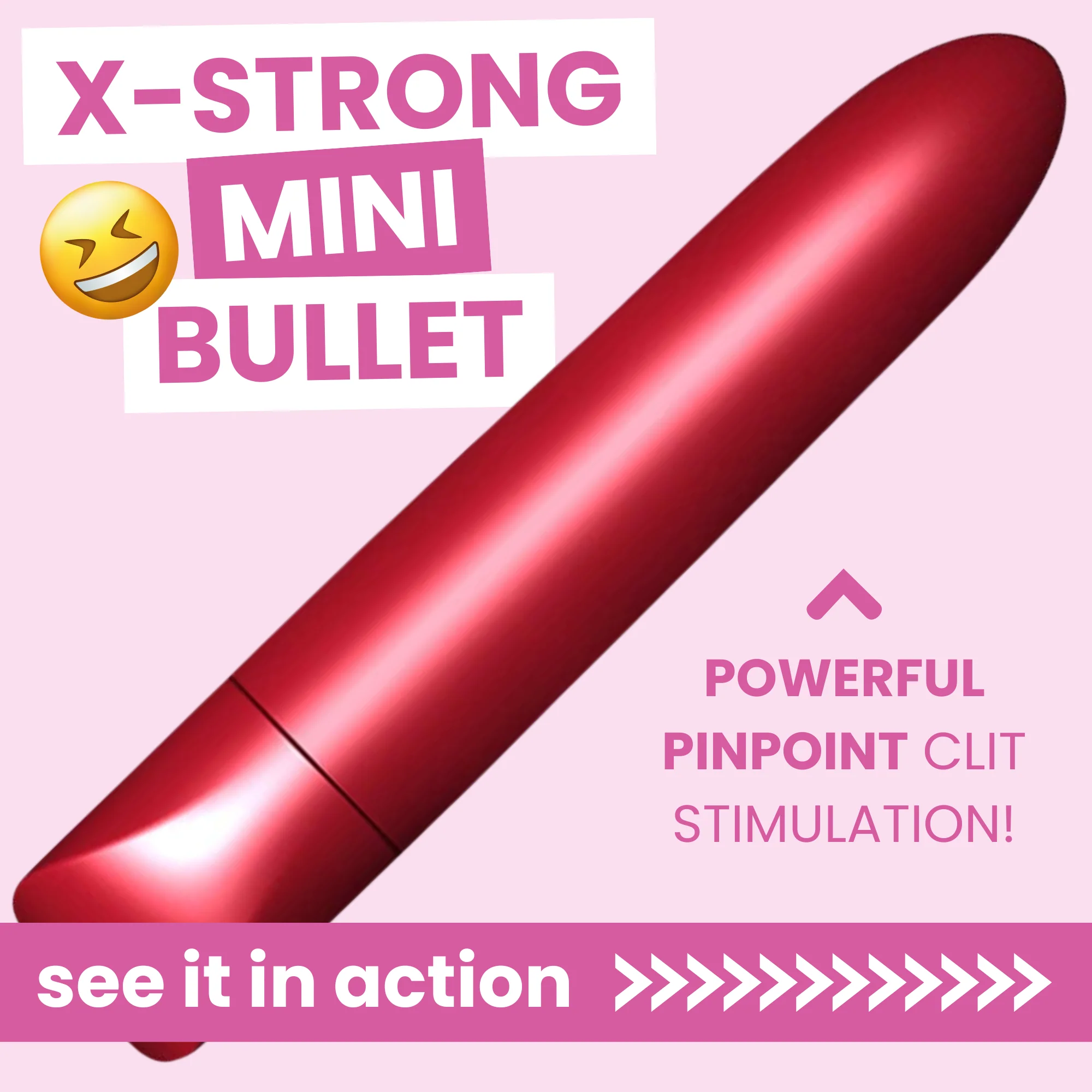 X-Strong 可充电子弹振动器（乳头与阴蒂刺激）