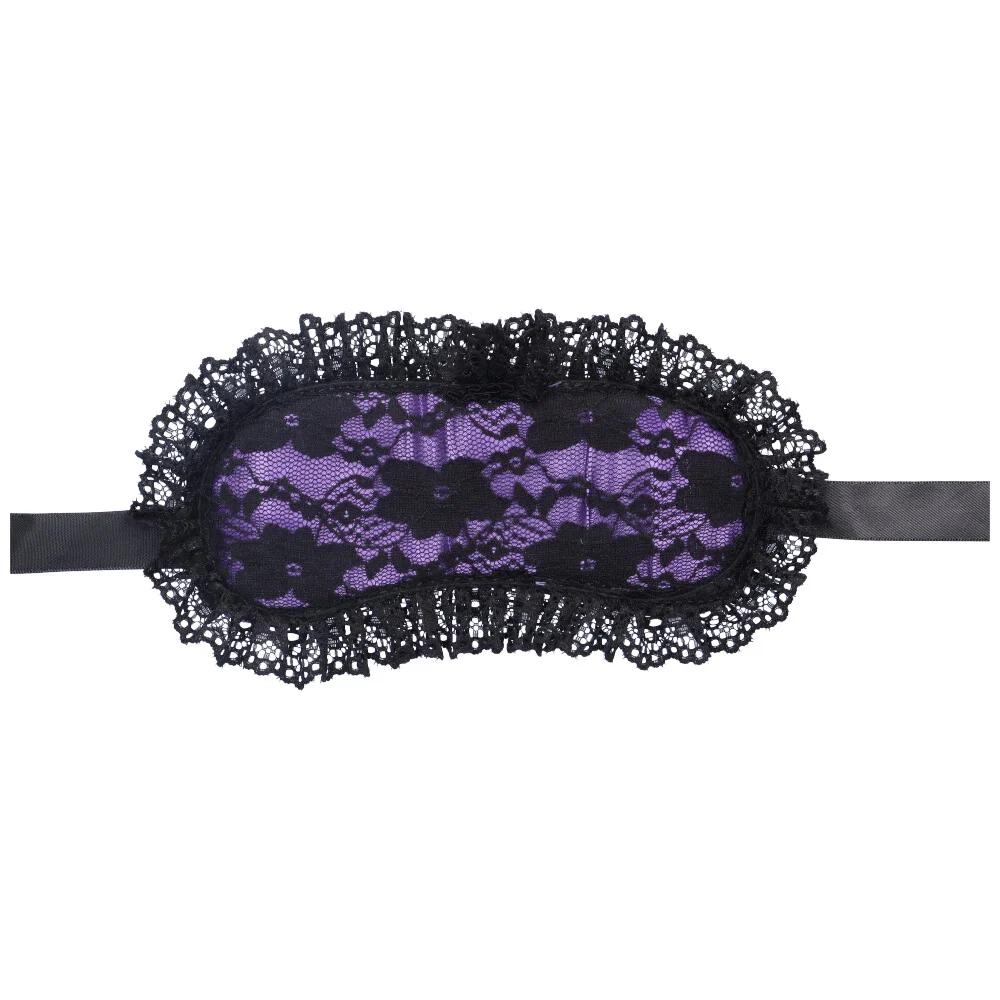 Silky Lace Blindfold for Sensory Deprivation Play
