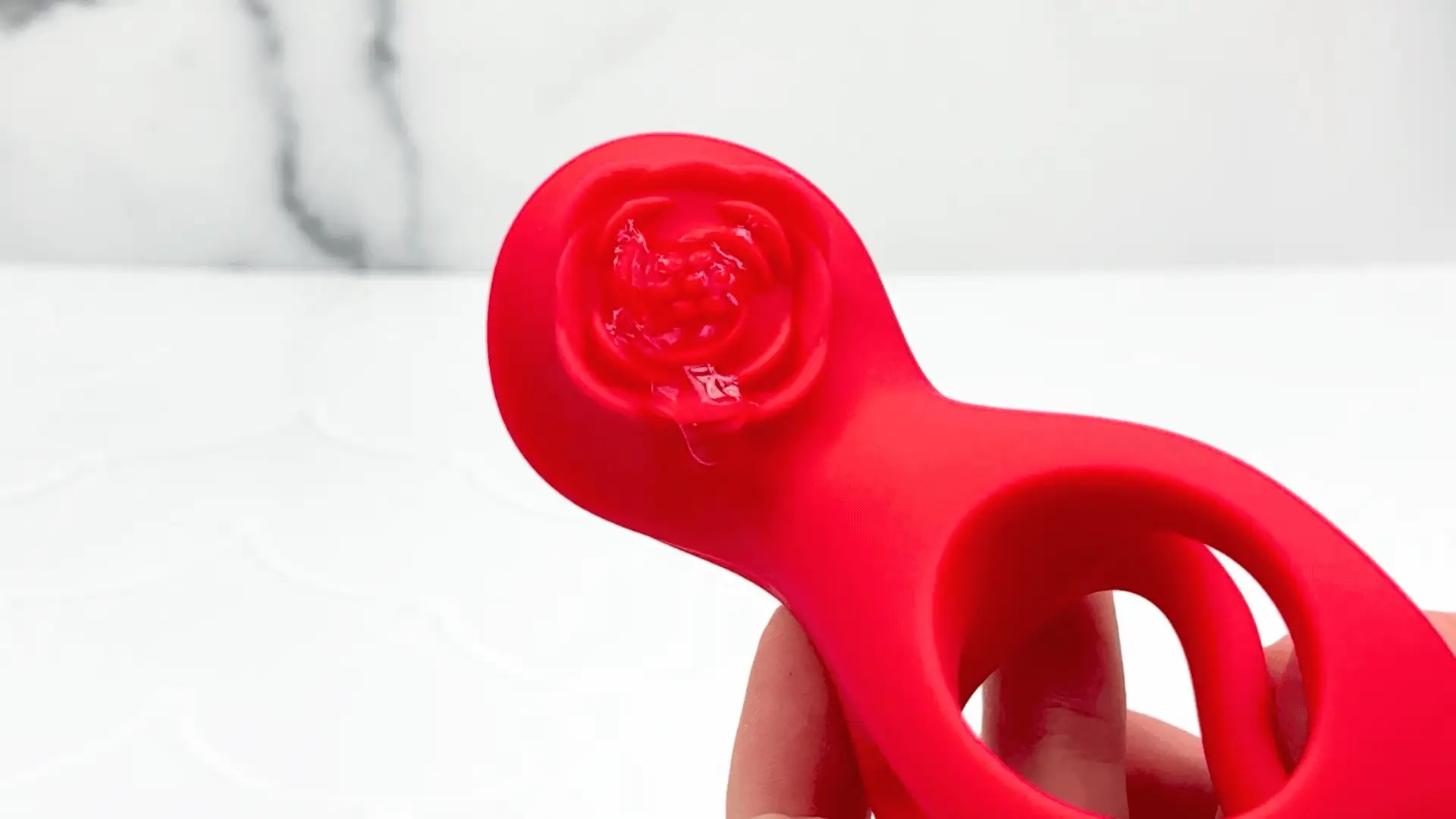 Lover's Rose Dual Cock-ring - Strong Vibrations in 2 Motors!