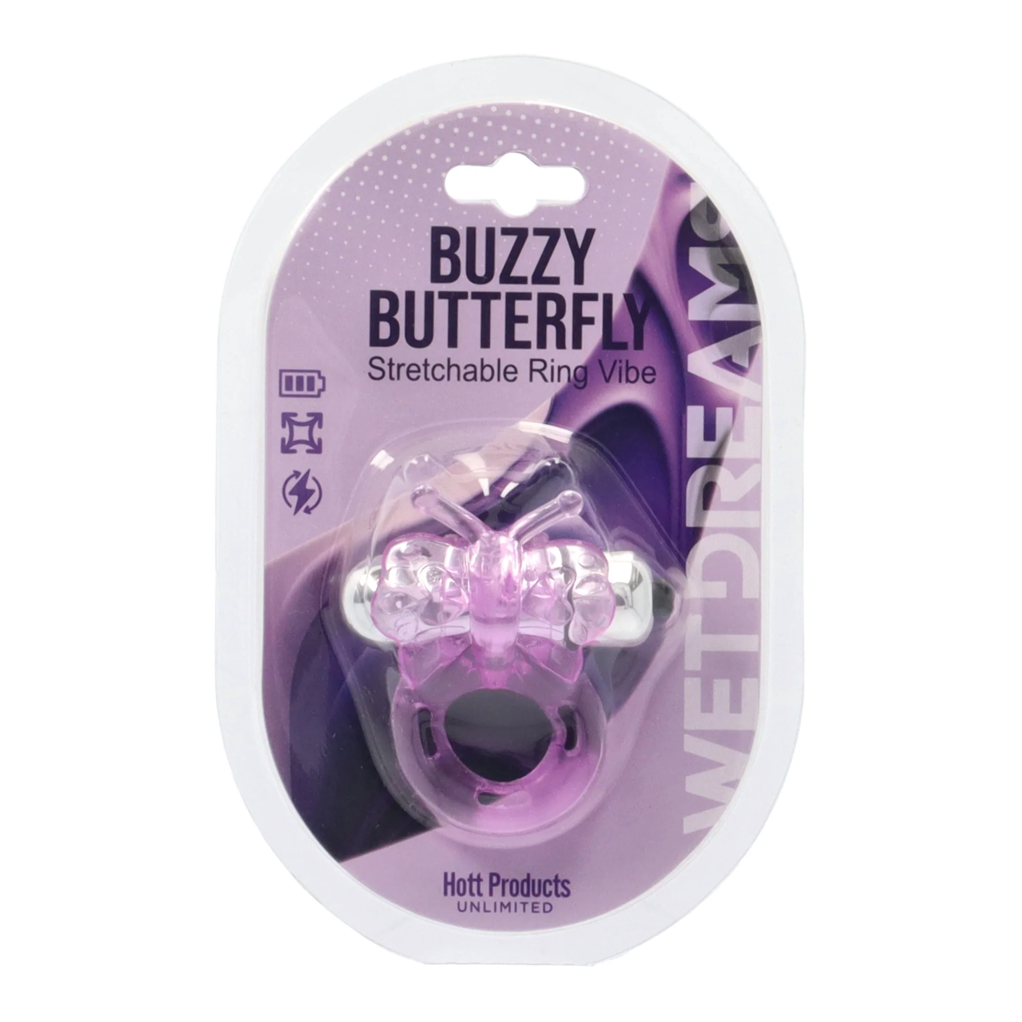 Purrfect Pets Buzzy蝴蝶振动阴茎环（含子弹振动器）
