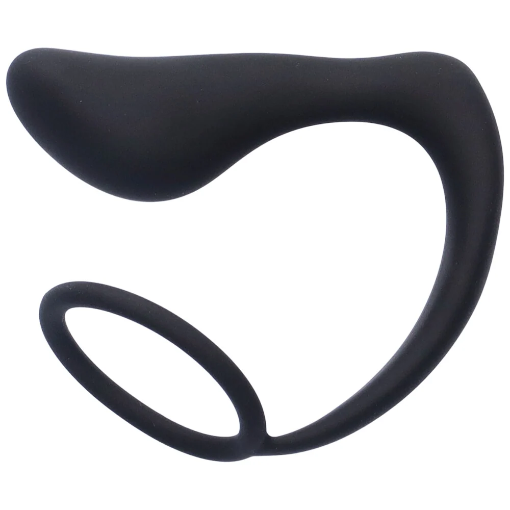 Silicone Prostate Anal Plug and Cock Ring for Beginners