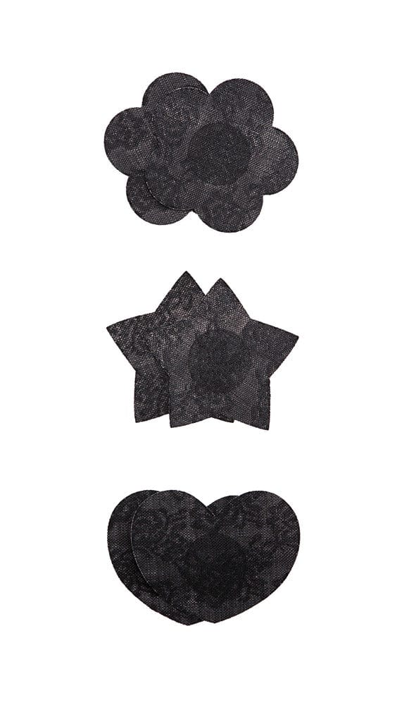 Seamless Lace Nipple Pasties in Star, Heart and Floral Shapes