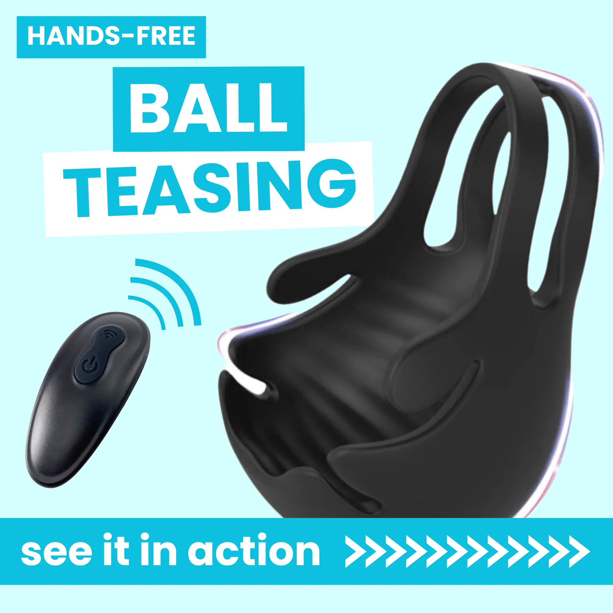 Sila Cock Ring and Vibrating Ball Sack Massager for Stronger, Longer Sessions