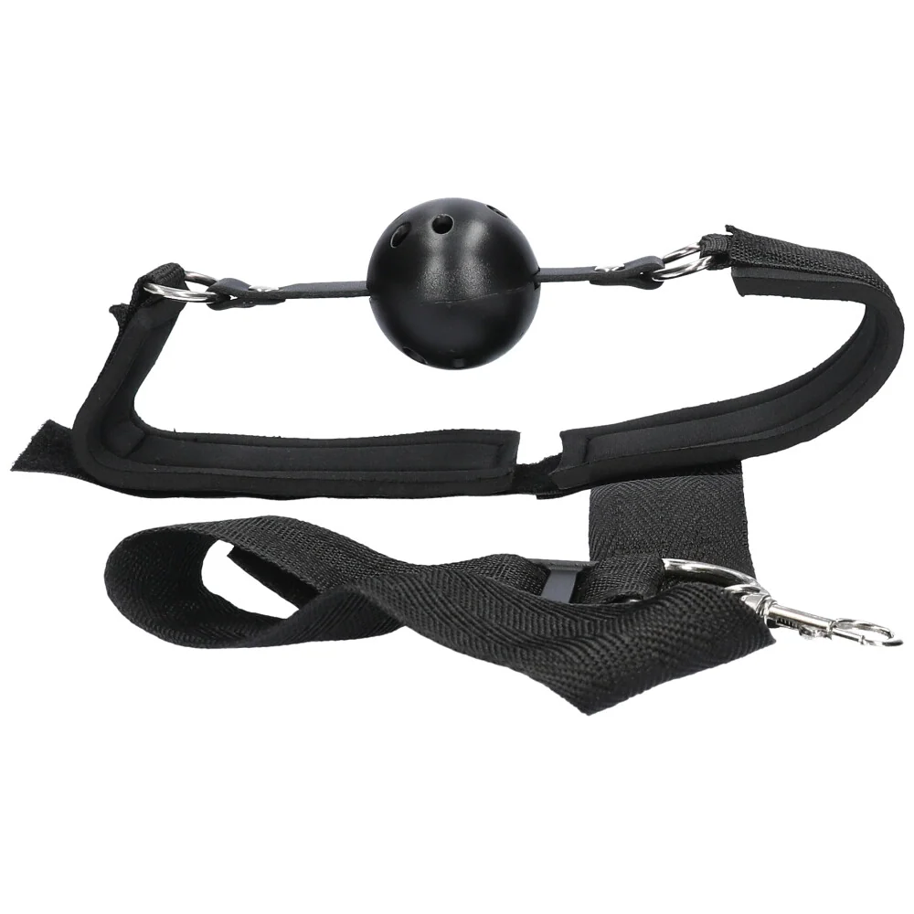 Dark Amour Bondage Restraints with Breathable Ball Gag and Cuffs