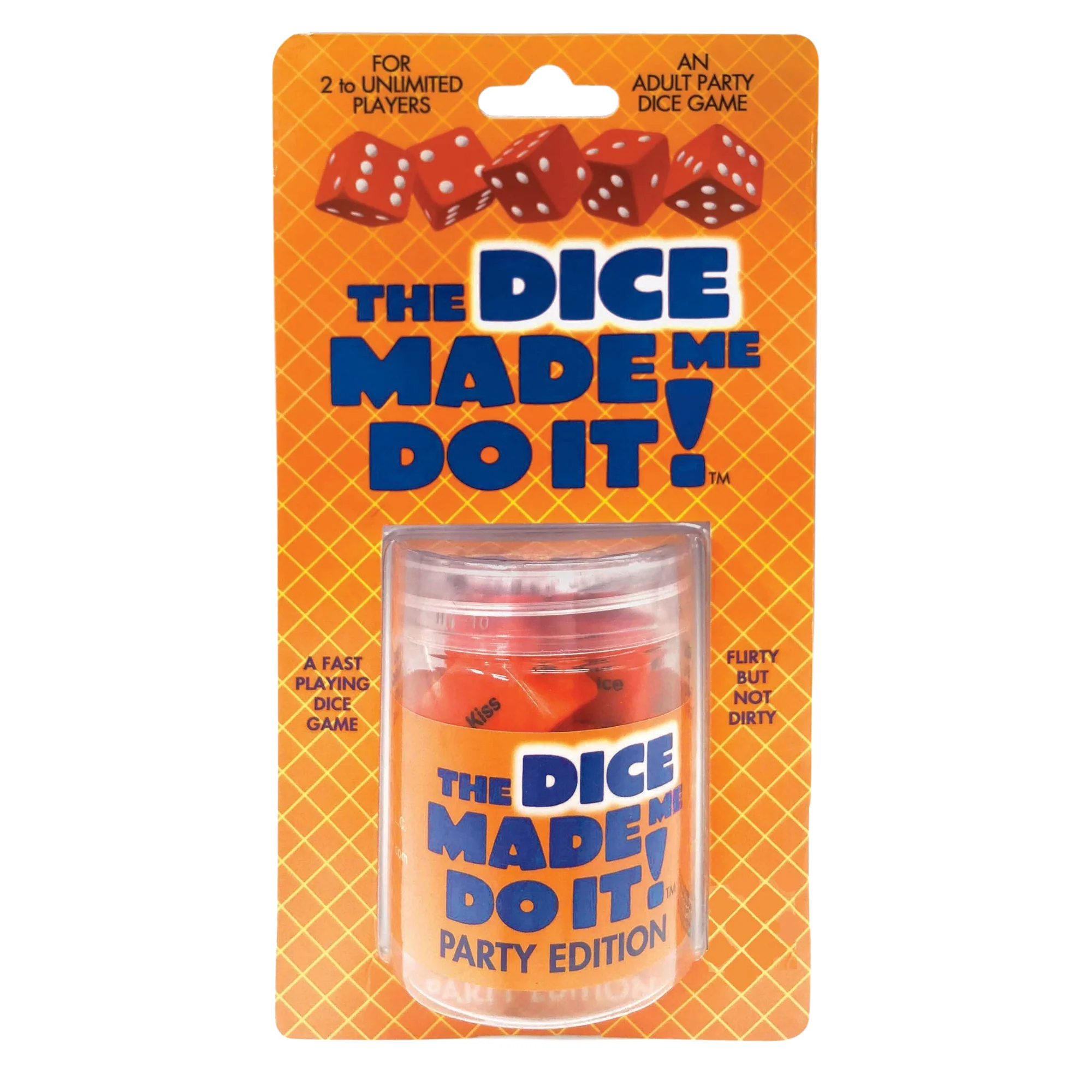 The Dice Made Me Do It Party Edition Adult Dice Game