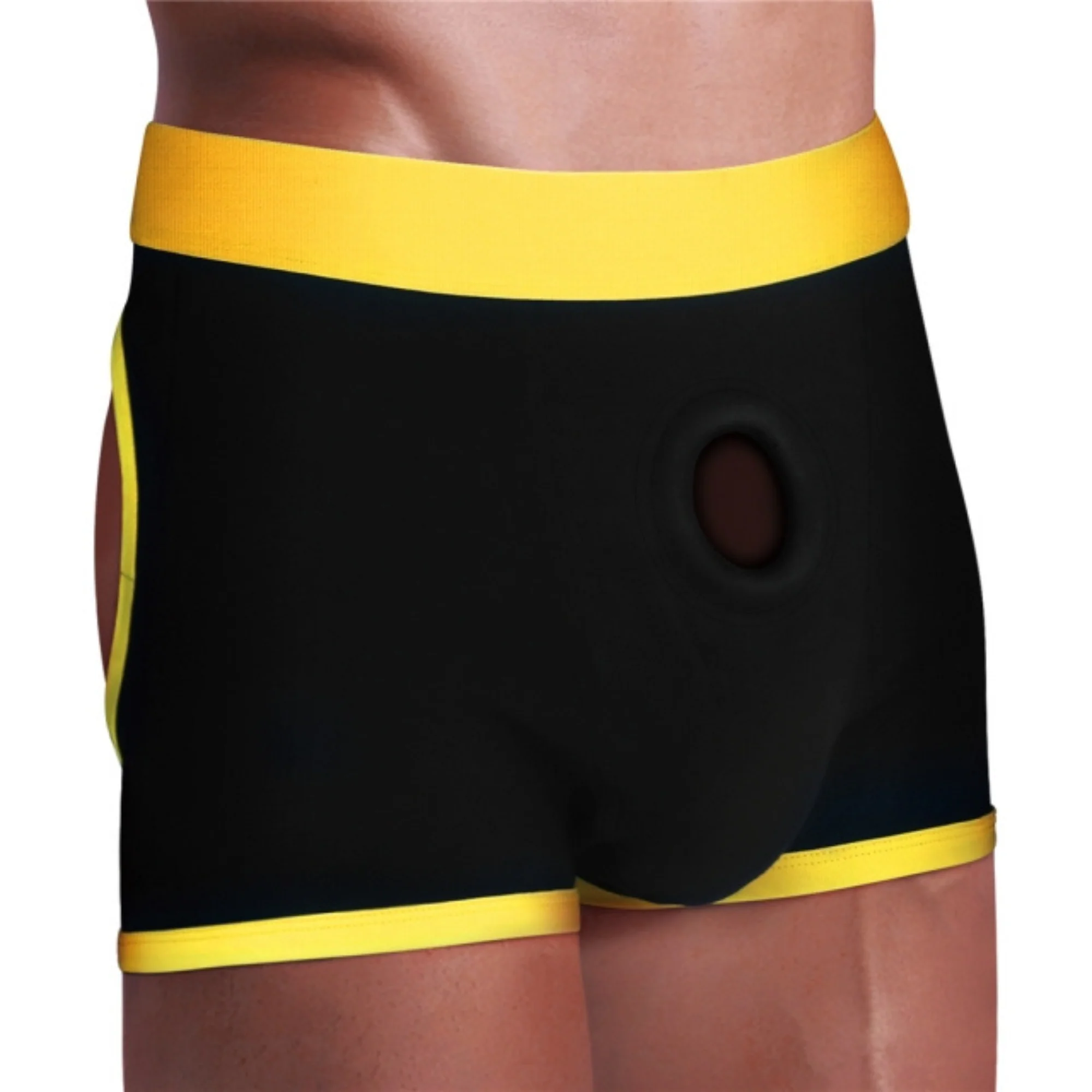 INGEN Unisex Horny Strap-On Shorts with Silicone O-Ring