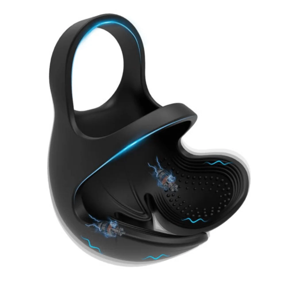 Laska Remote Cock and Ball Vibrator with 95-Minute Charge