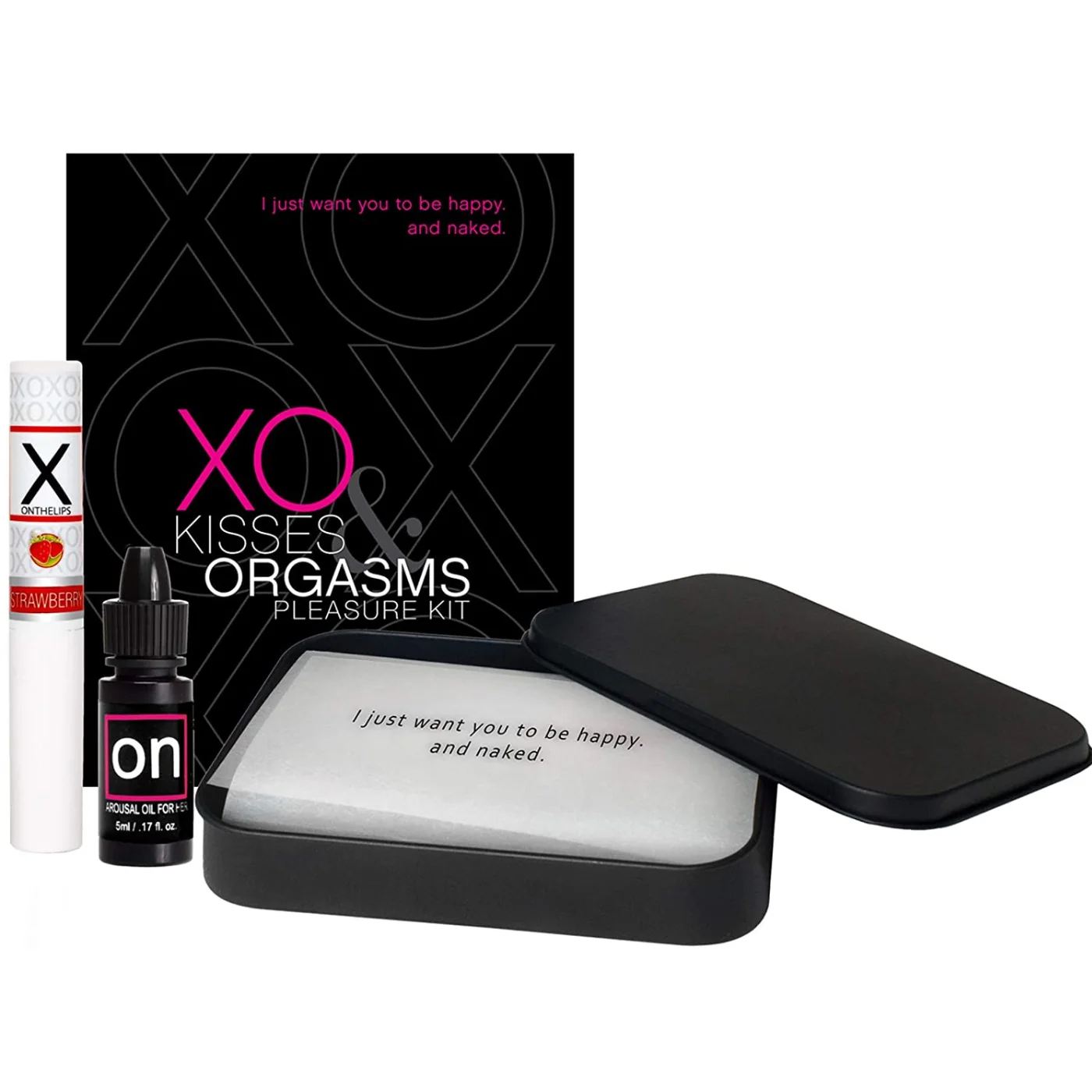 XO Kisses & Orgasms Pleasure Kit for Couples Foreplay