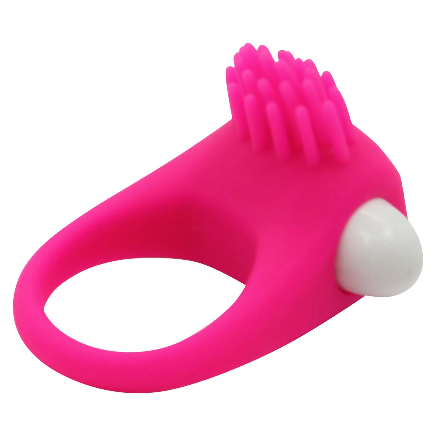 Vibrating Cock Ring With Nubby Ticklers for Couples