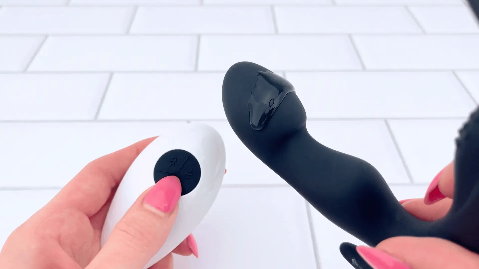 Prostate Curve Dual Ring - Remote Control Vibrating Prostate Massager