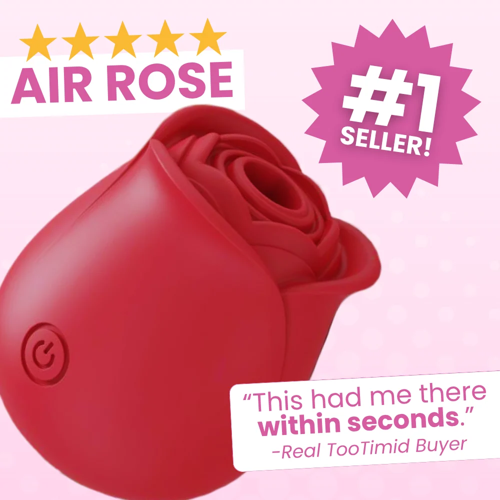 Euphoria Rose Air Pulse Clit Stimulator Sex Toy