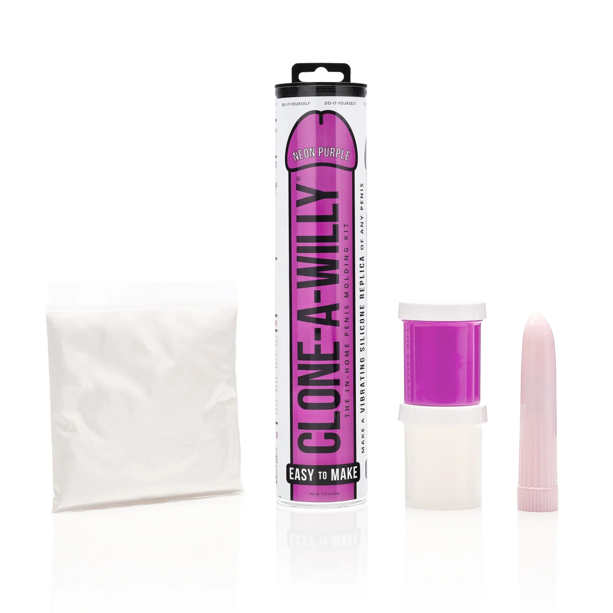 Neon Clone-A-Willy Silicone Dildo Molding Kit with Vibrator