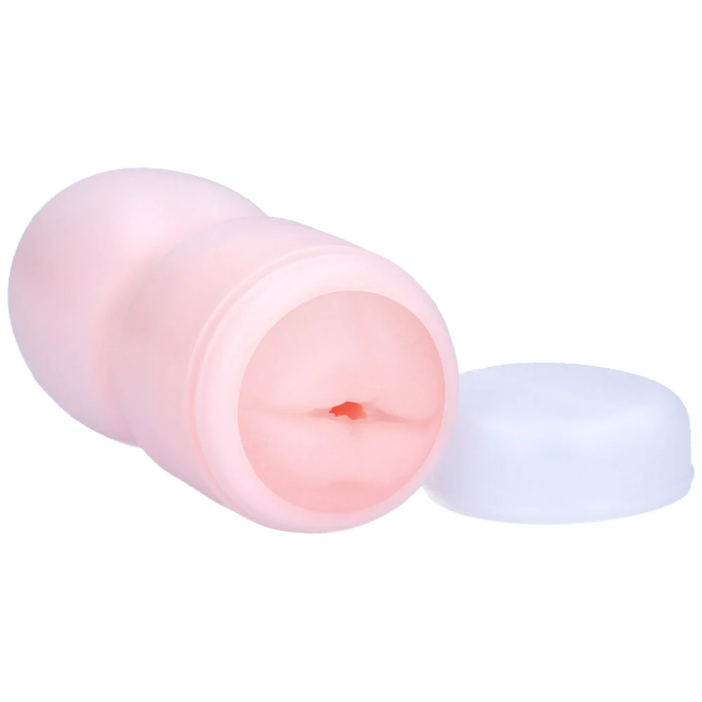 Easy Grip Mouth Stroker in a Discreet Masturbation Cup