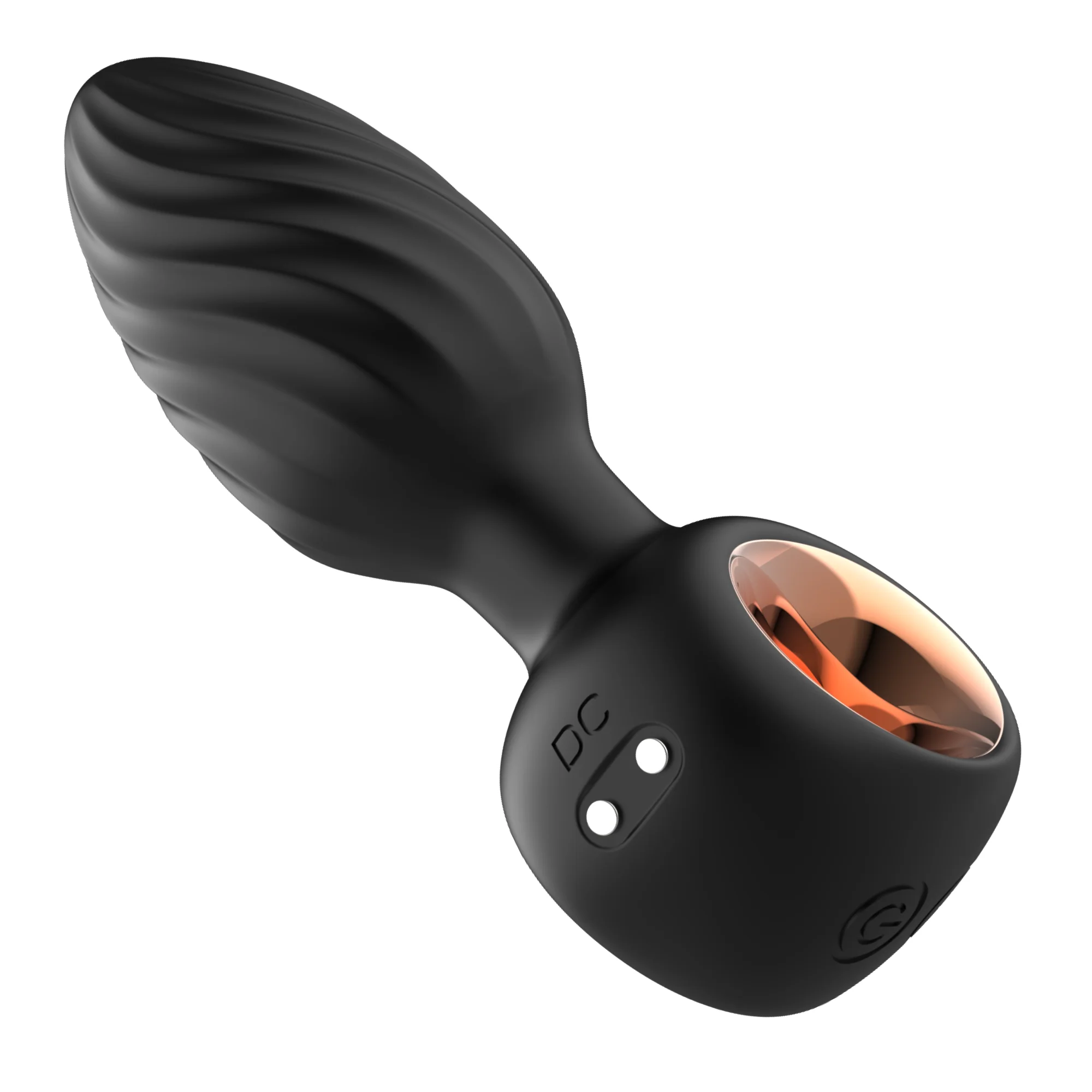 Gyrating Anal Plug With Remote Control and 9 Vibration Modes