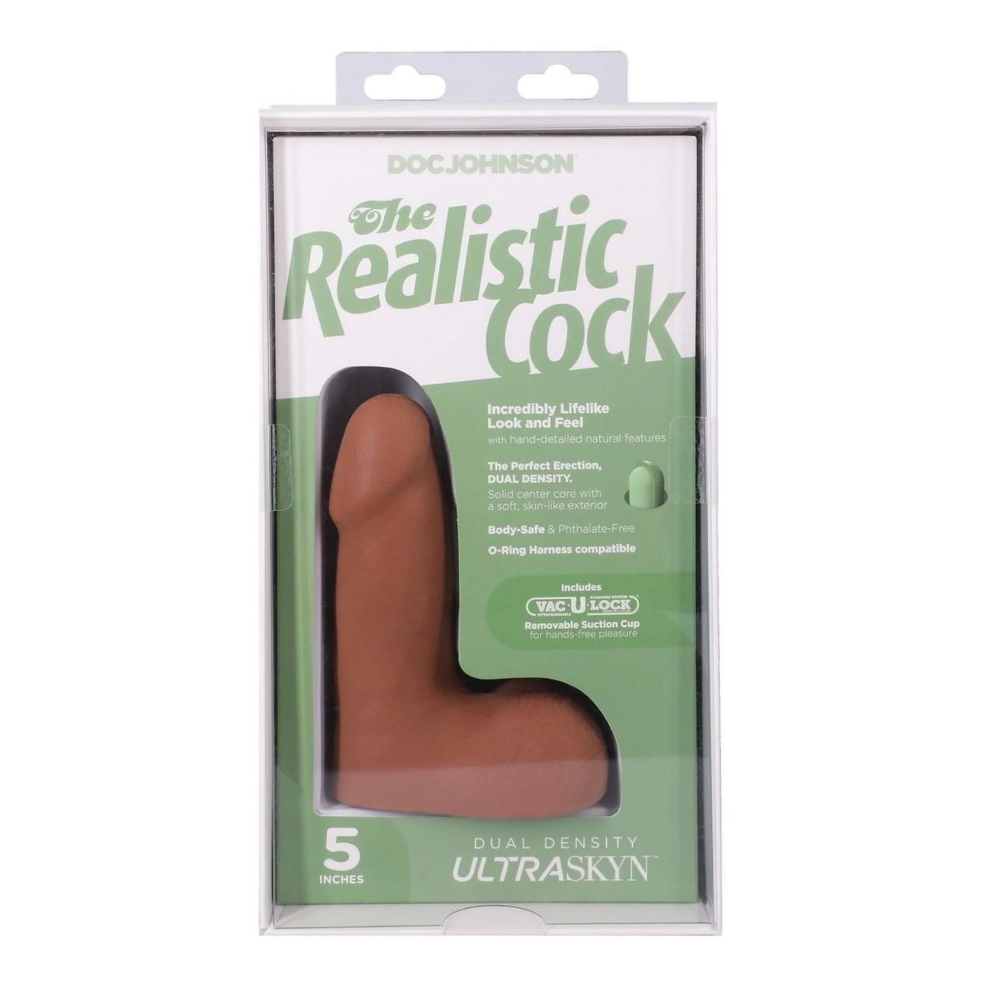 5 Inch Ultraskyn仿真带睾丸假阳具