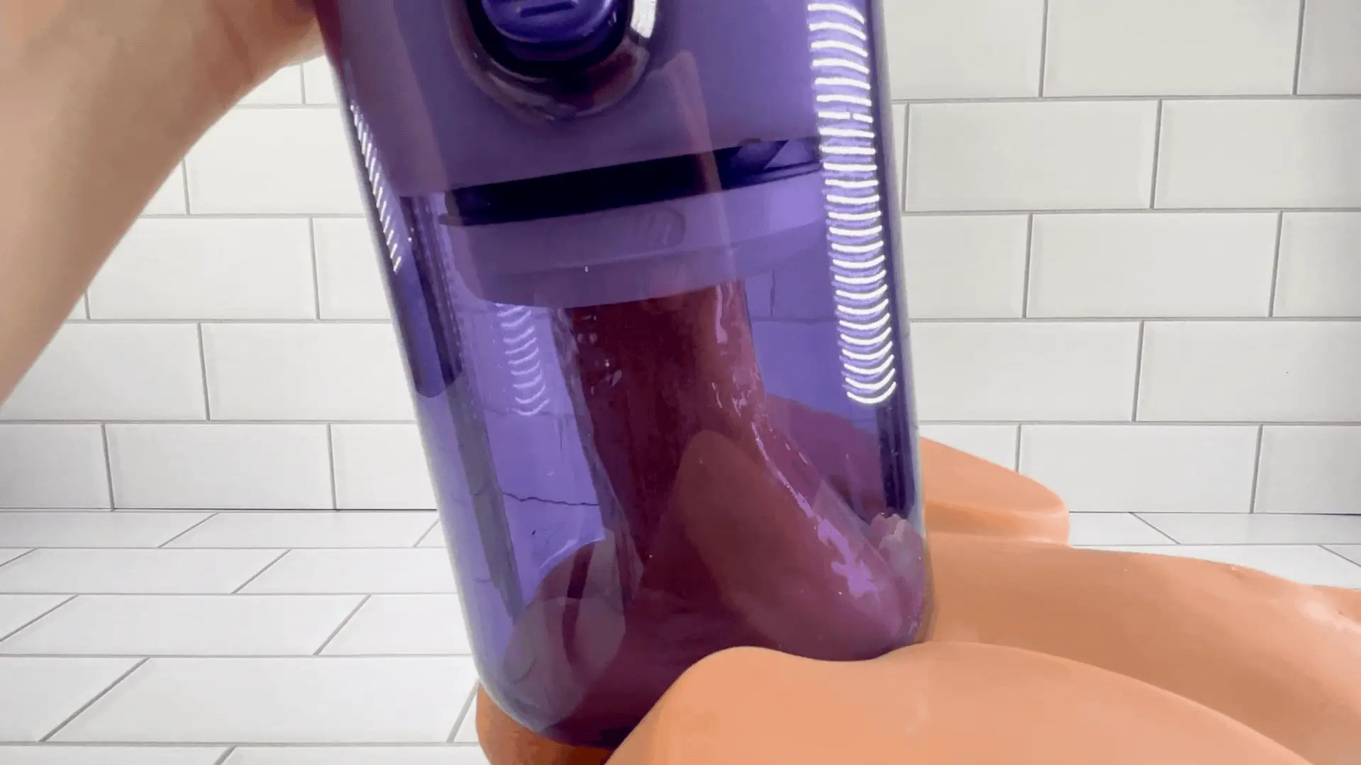 Super Series Adjustable Length Masturbator - Thrusting, Warming & Vibrating