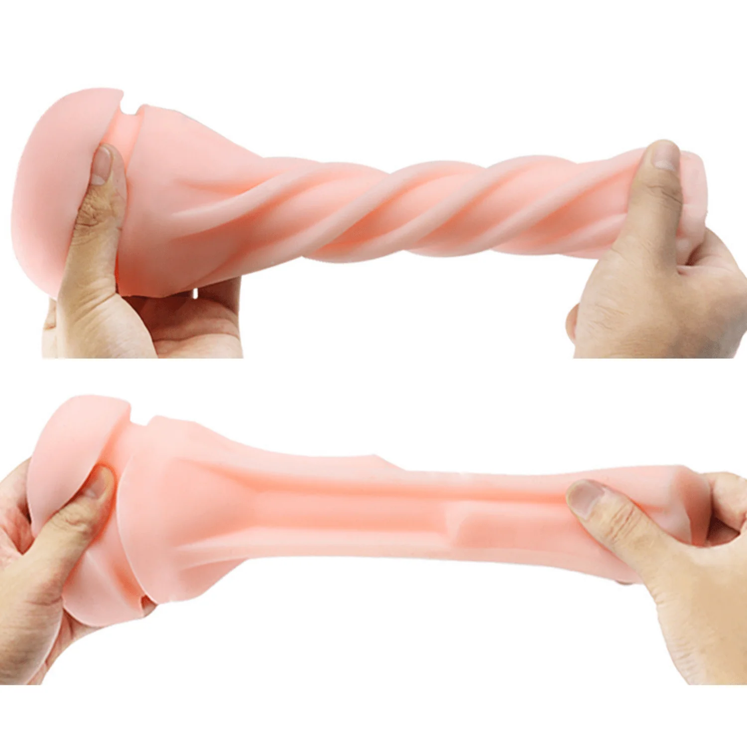 Eachna Realistic Vaginal Masturbator Silicone Stroker with Closed-End Suction