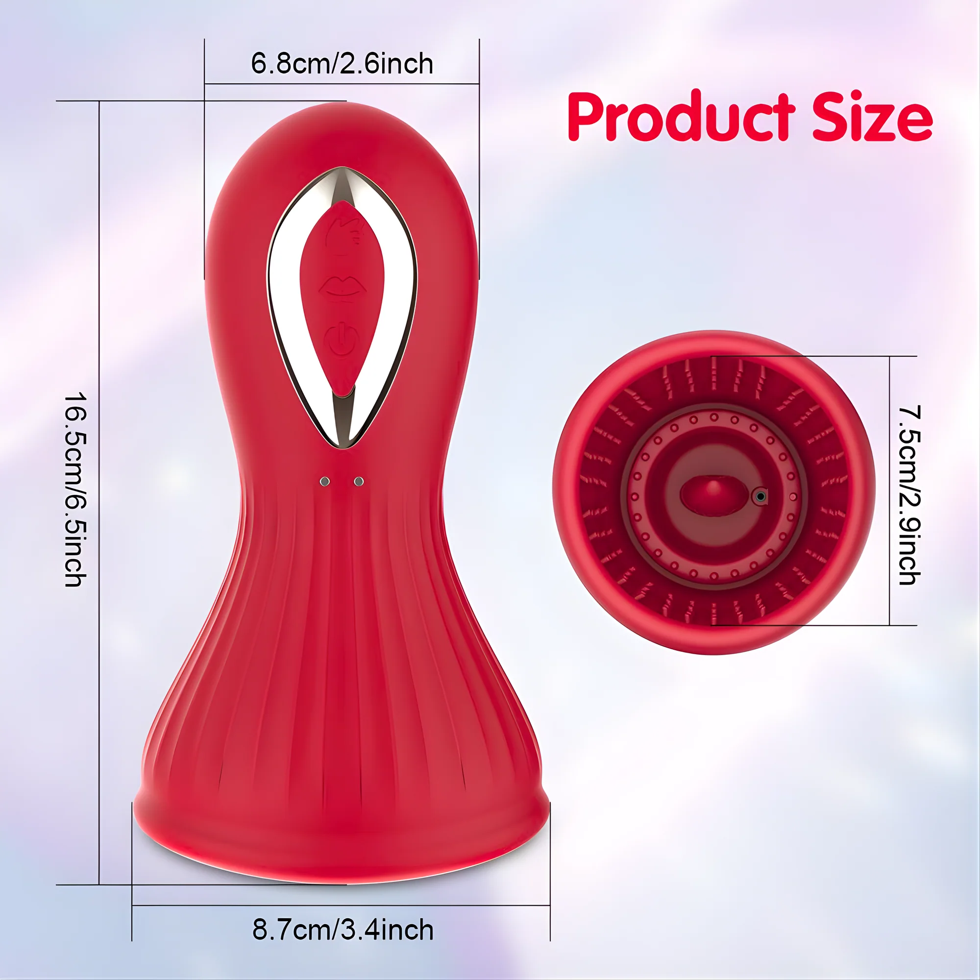 Velour Kiss 阴蒂刺激器 - 可兼作乳房泵和振动器！
