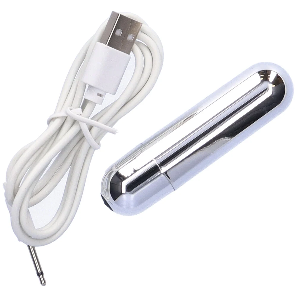 Rechargeable Round Tip Multi-Speed Bullet Vibe with 10 Vibration Patterns
