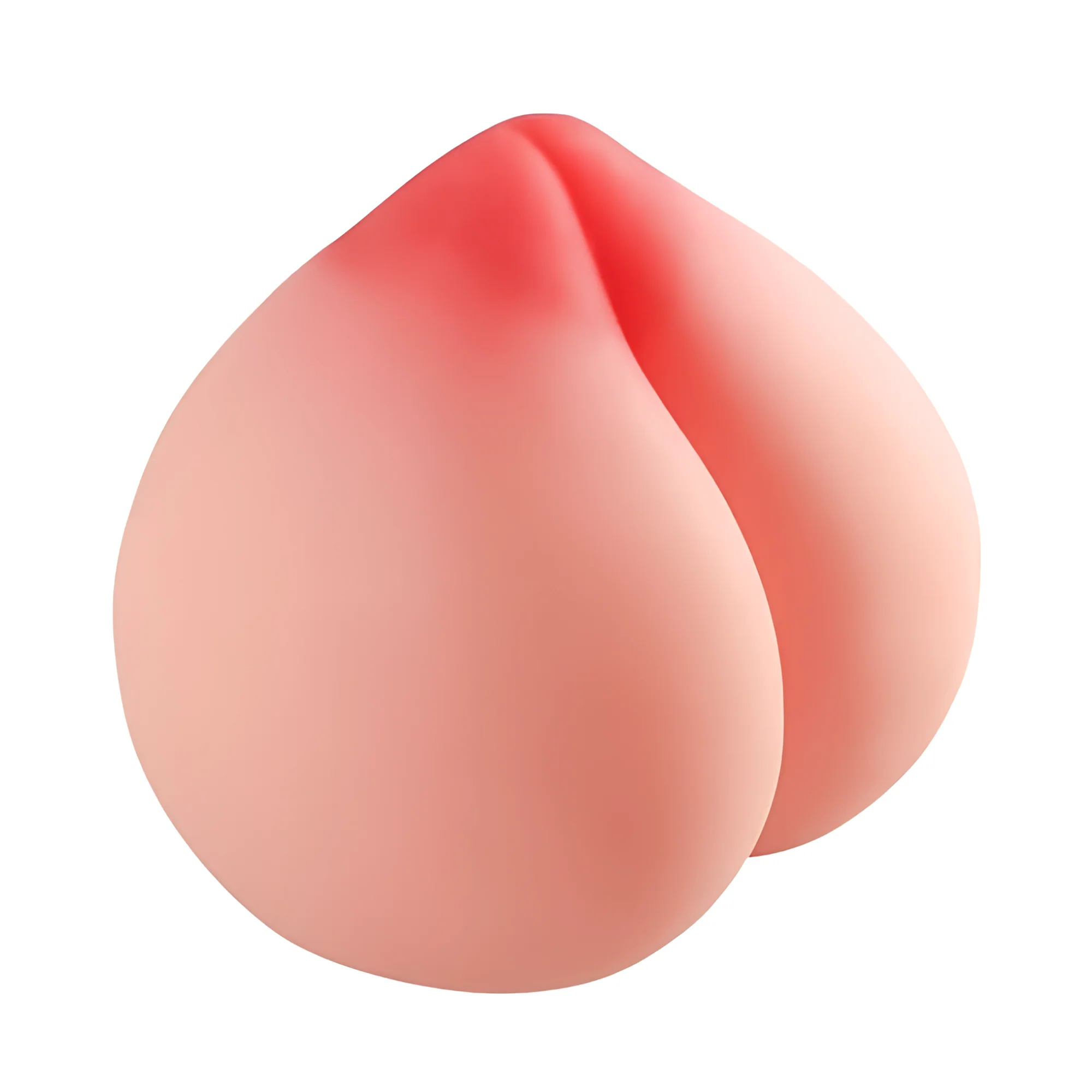 Tits & Ass Peach Masturbator With Dual POV Textured Sleeve