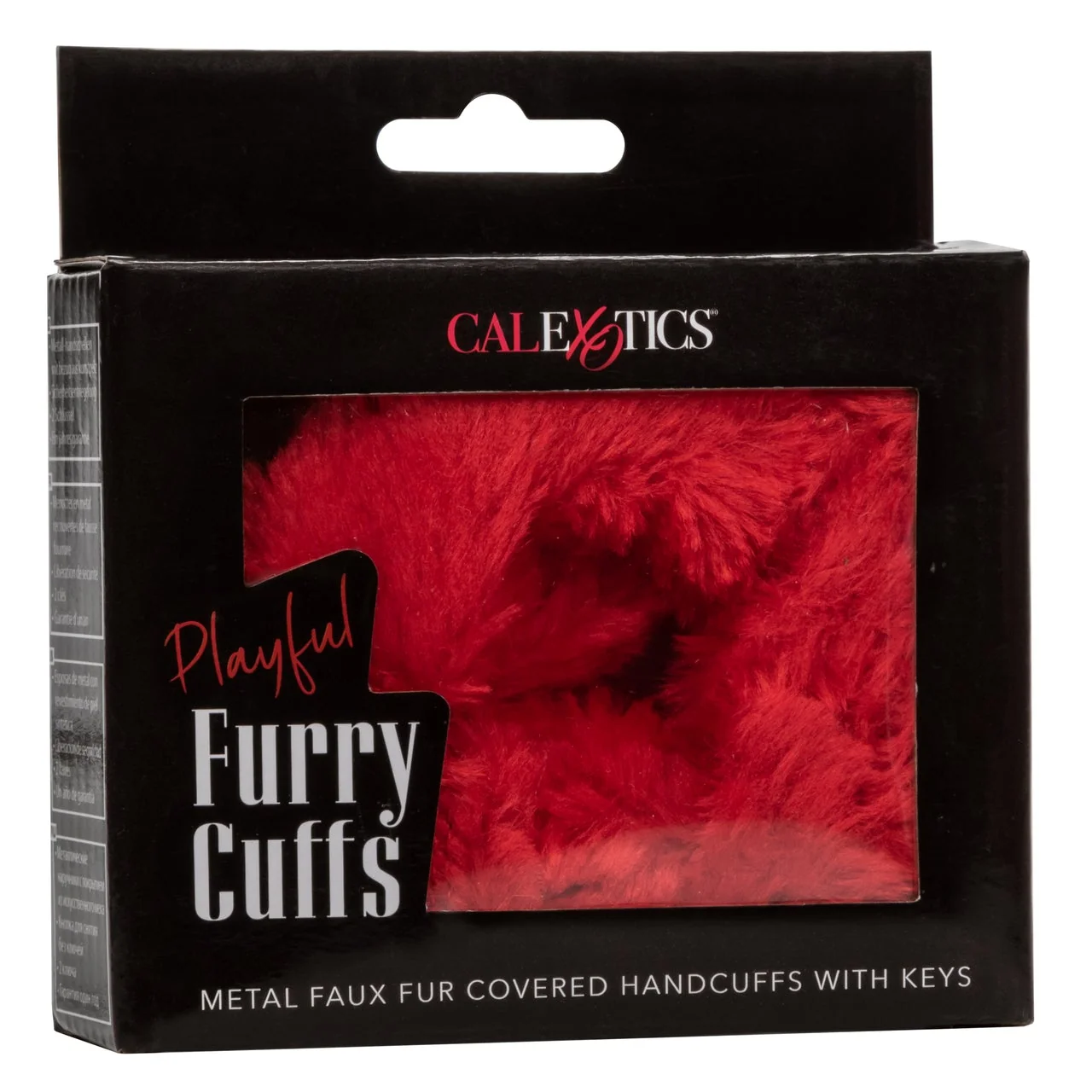 CalExotics Playful Furry Cuffs Bondage Wrist Restraints for Role Play