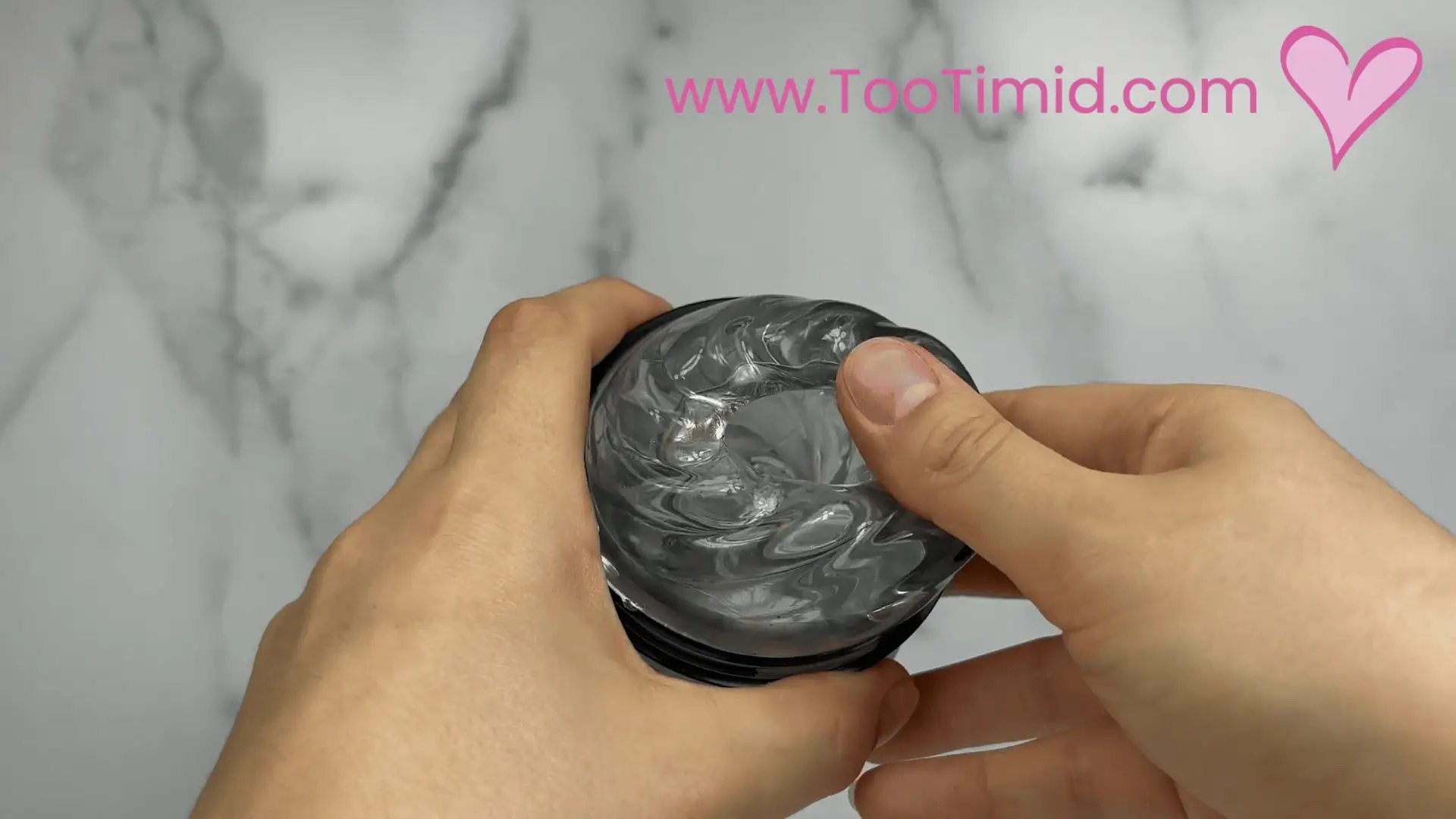 Open-Ended Sucking Masturbator with Textured Sleeve