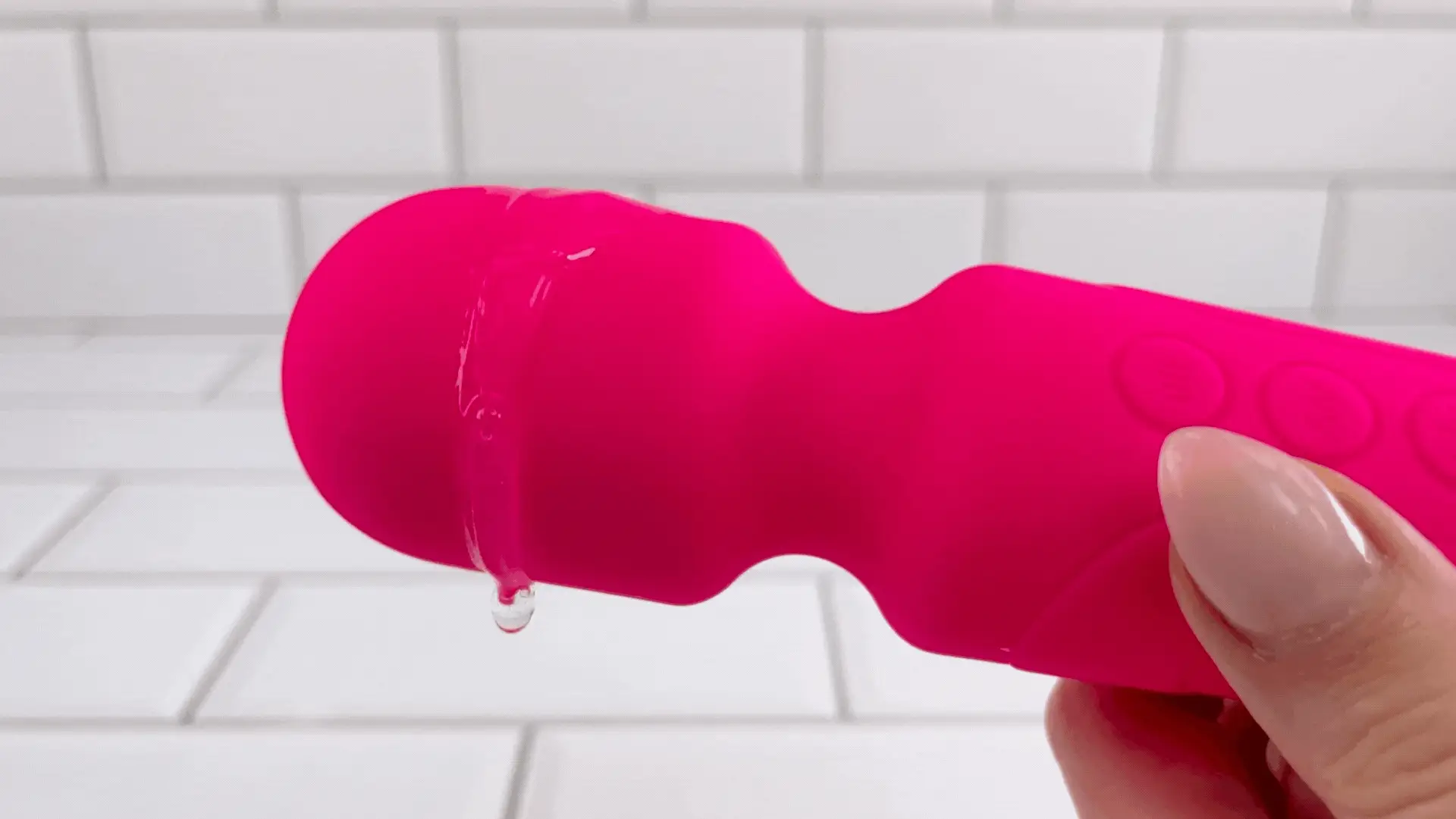 Silicone Power Wand Massager with 20 Patterns